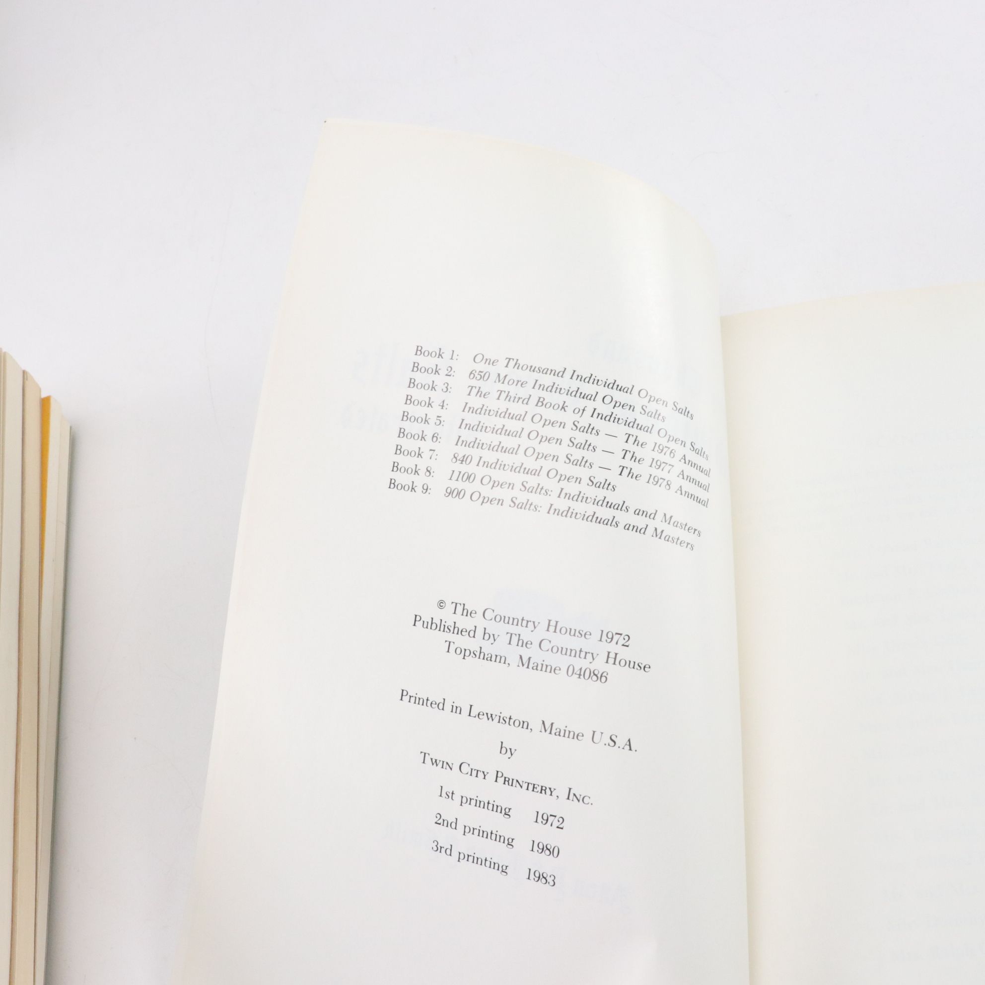 Assortment of Collector's Guide Books on Toys, Kitchenwares, and Open Salts