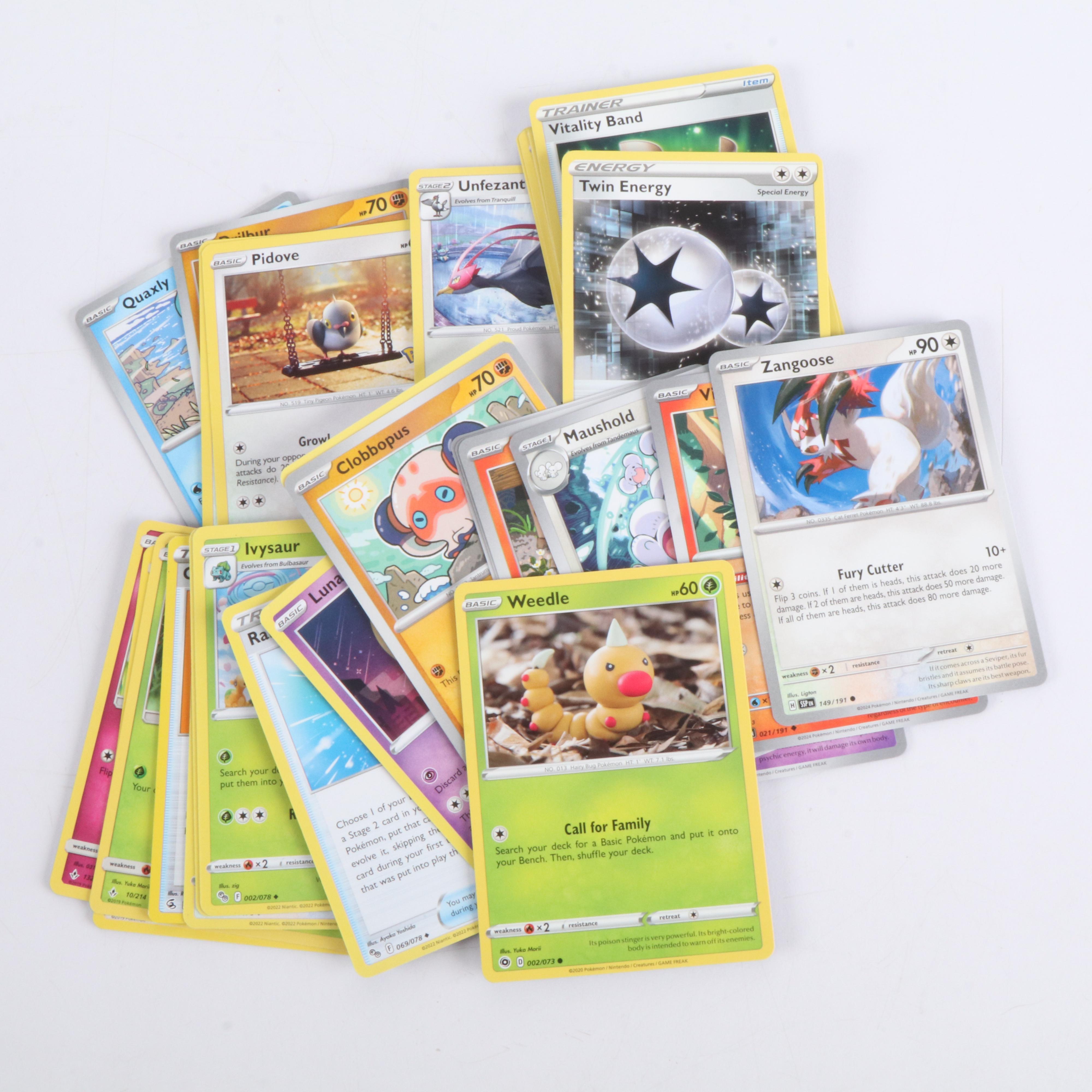 Pokémon Card Collection Featuring Holos and More, 2020s