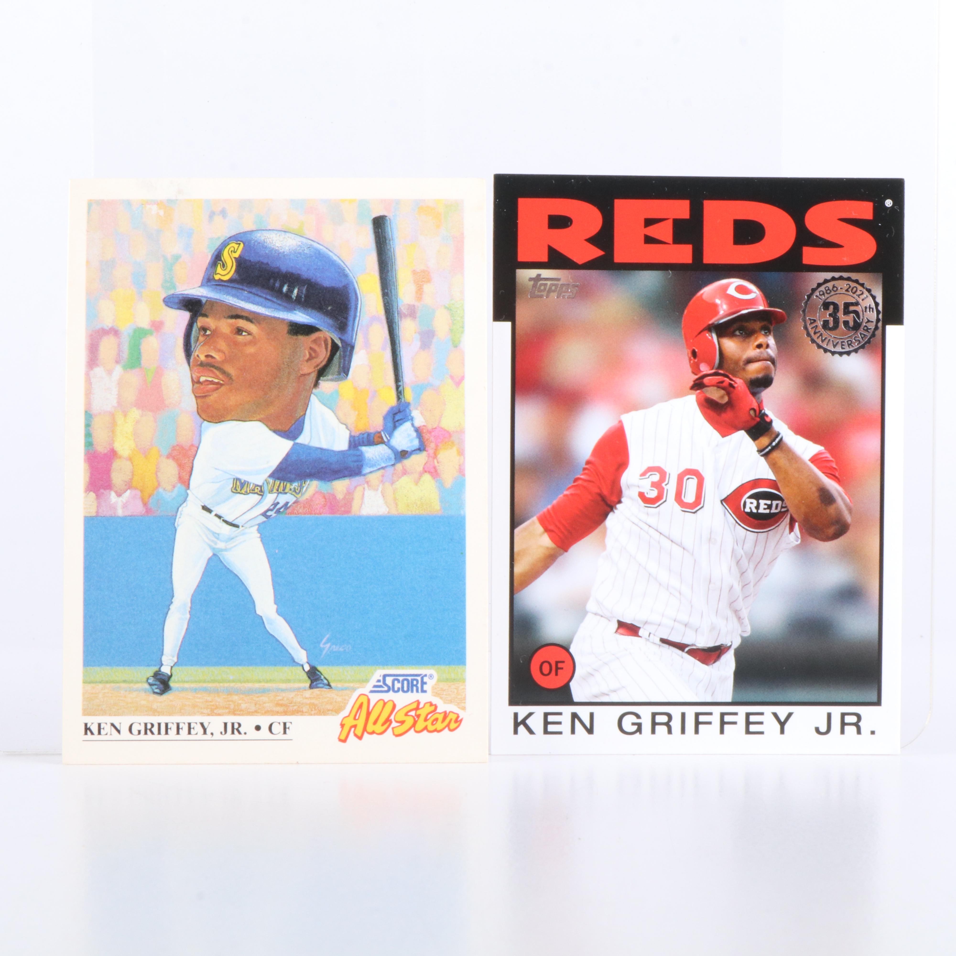 Mosaic with Other Baseball Cards Featuring Ohtani, Bryce Harper, and More