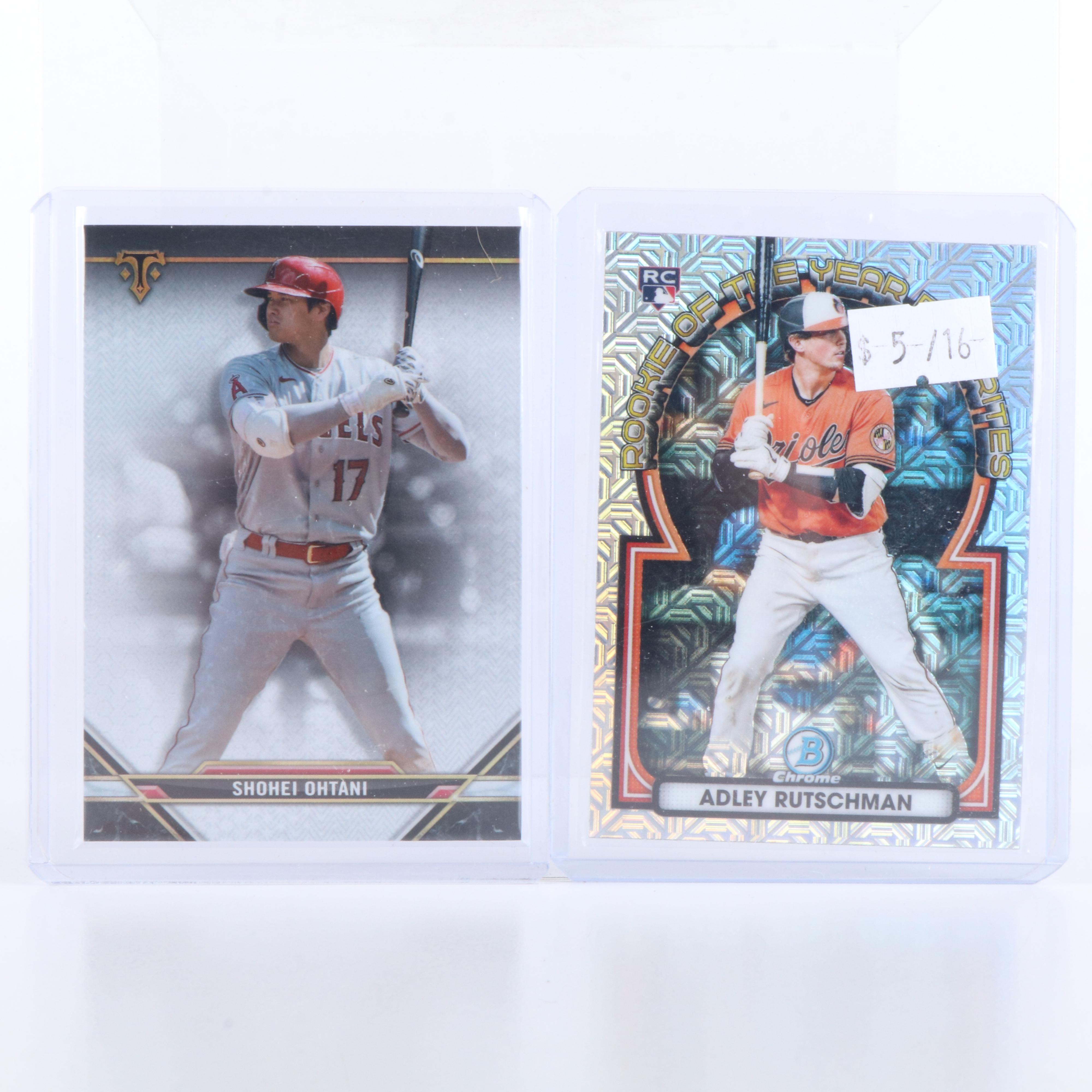 Mosaic with Other Baseball Cards Featuring Ohtani, Bryce Harper, and More