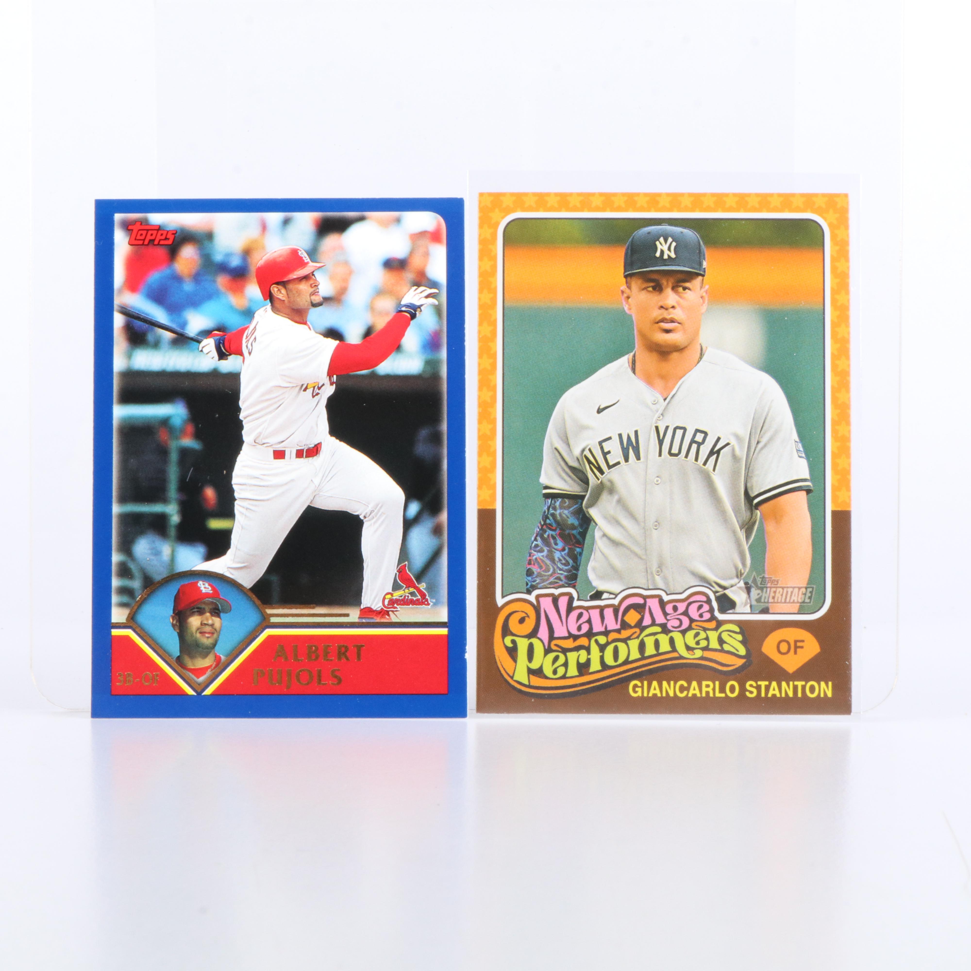 Mosaic with Other Baseball Cards Featuring Ohtani, Bryce Harper, and More