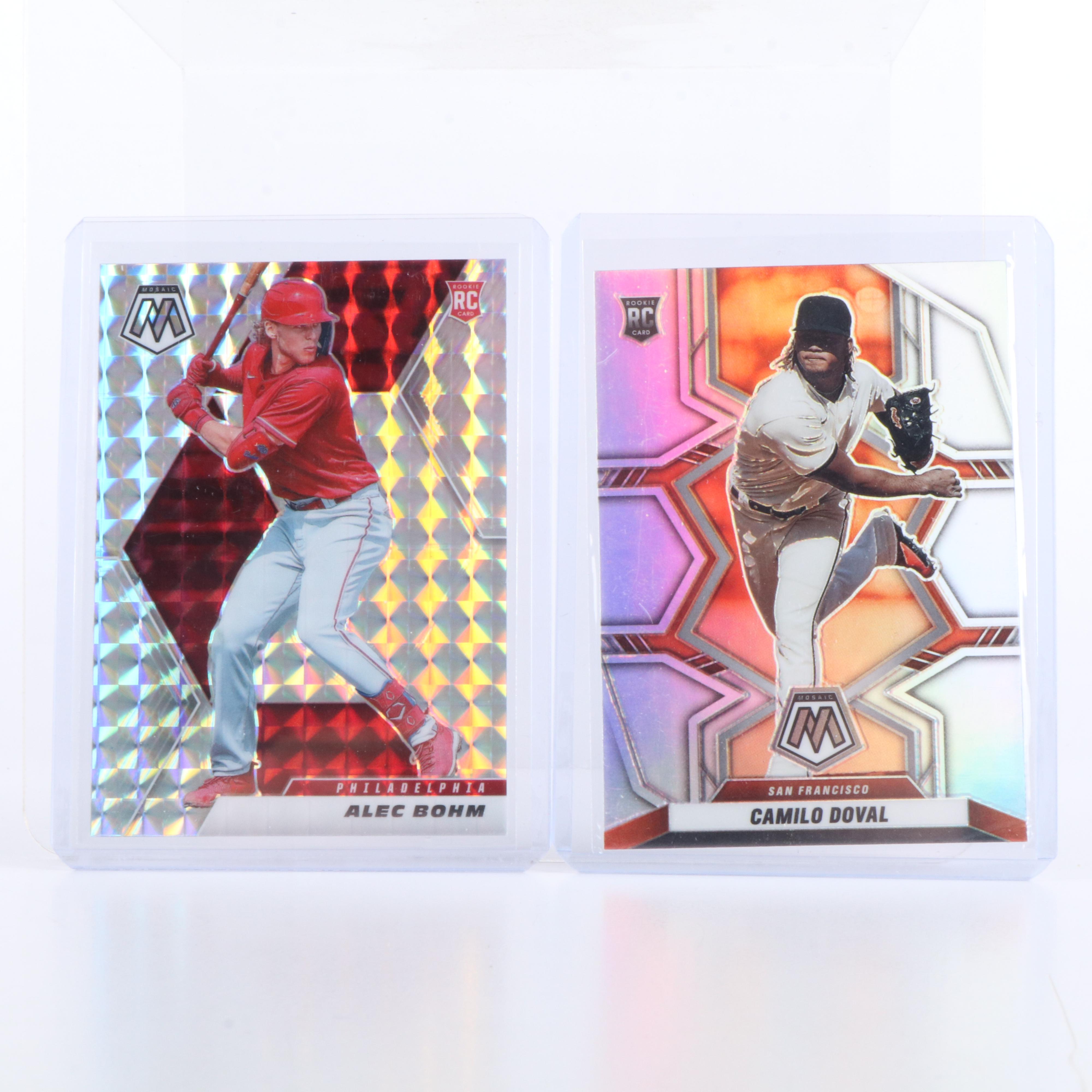 Mosaic with Other Baseball Cards Featuring Ohtani, Bryce Harper, and More