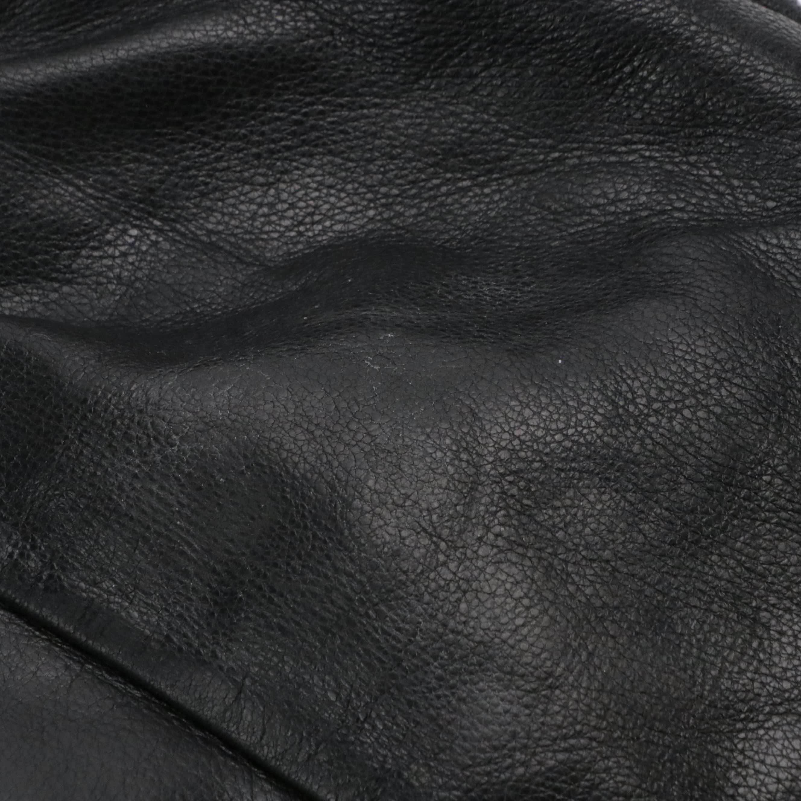 Gucci Studded Pelham Hobo Bag in Black Grained Calfskin Leather