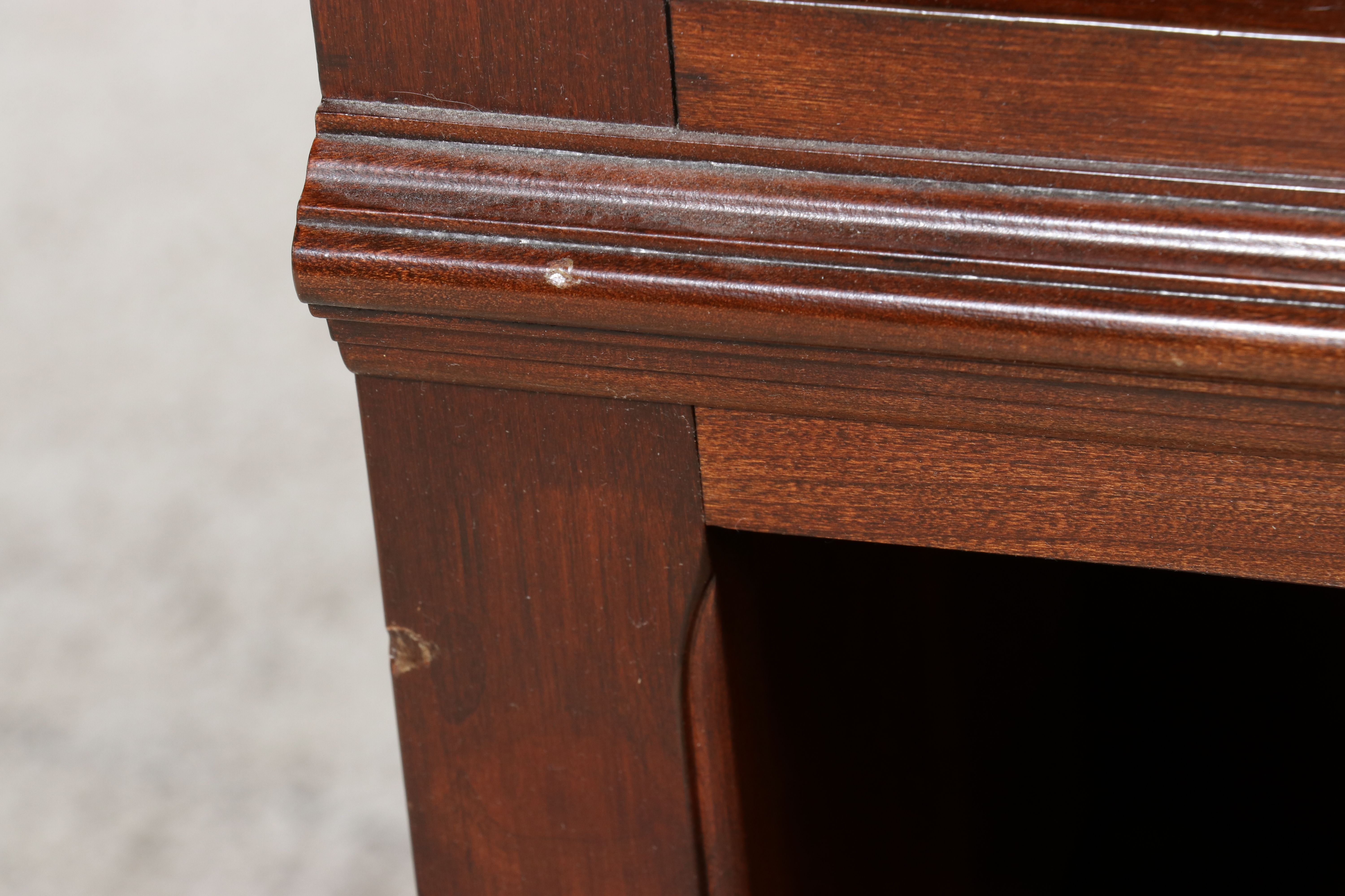 Pair of Knob Creek Cherry Bookcases, Late 20th Century