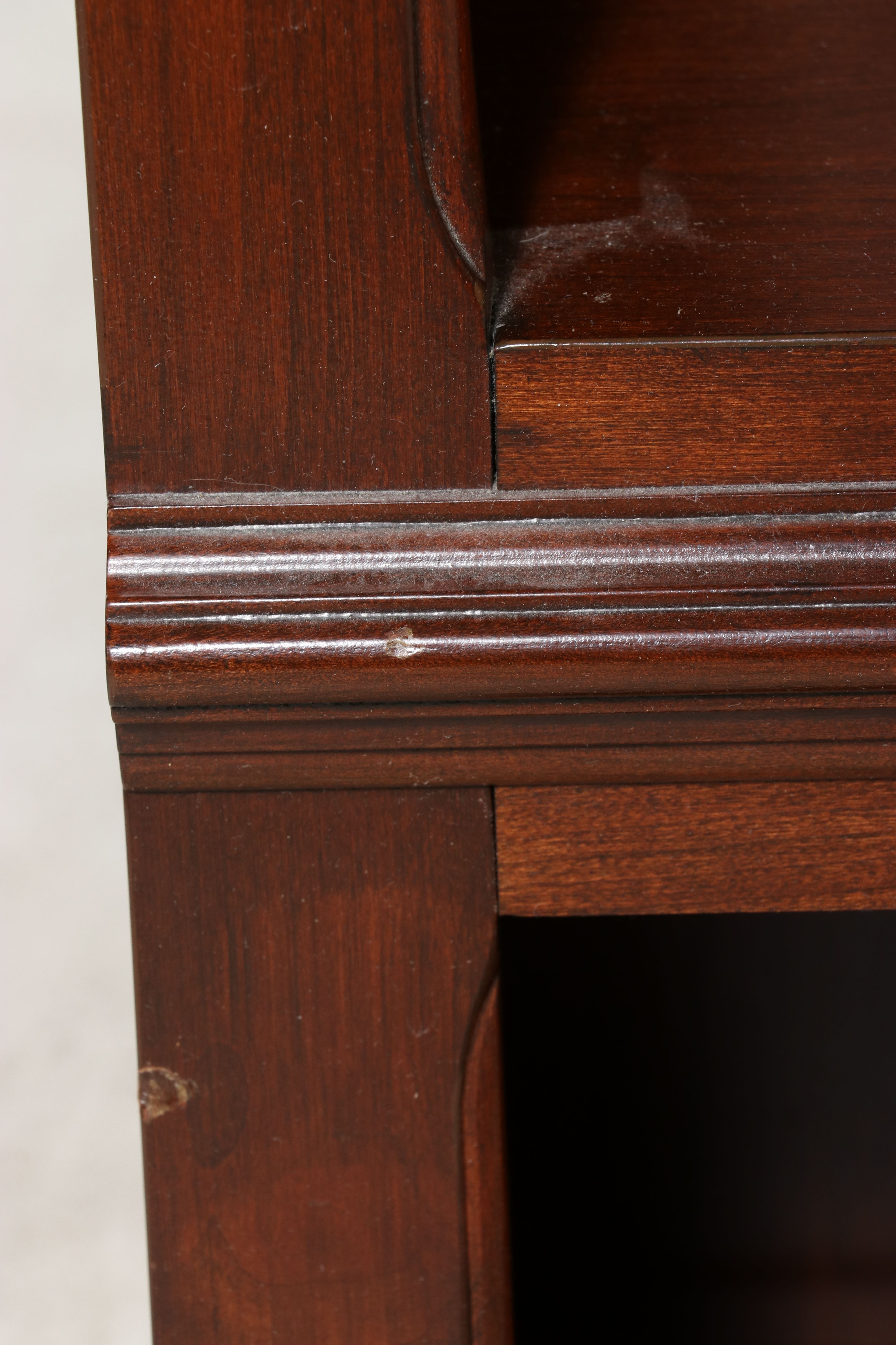 Pair of Knob Creek Cherry Bookcases, Late 20th Century