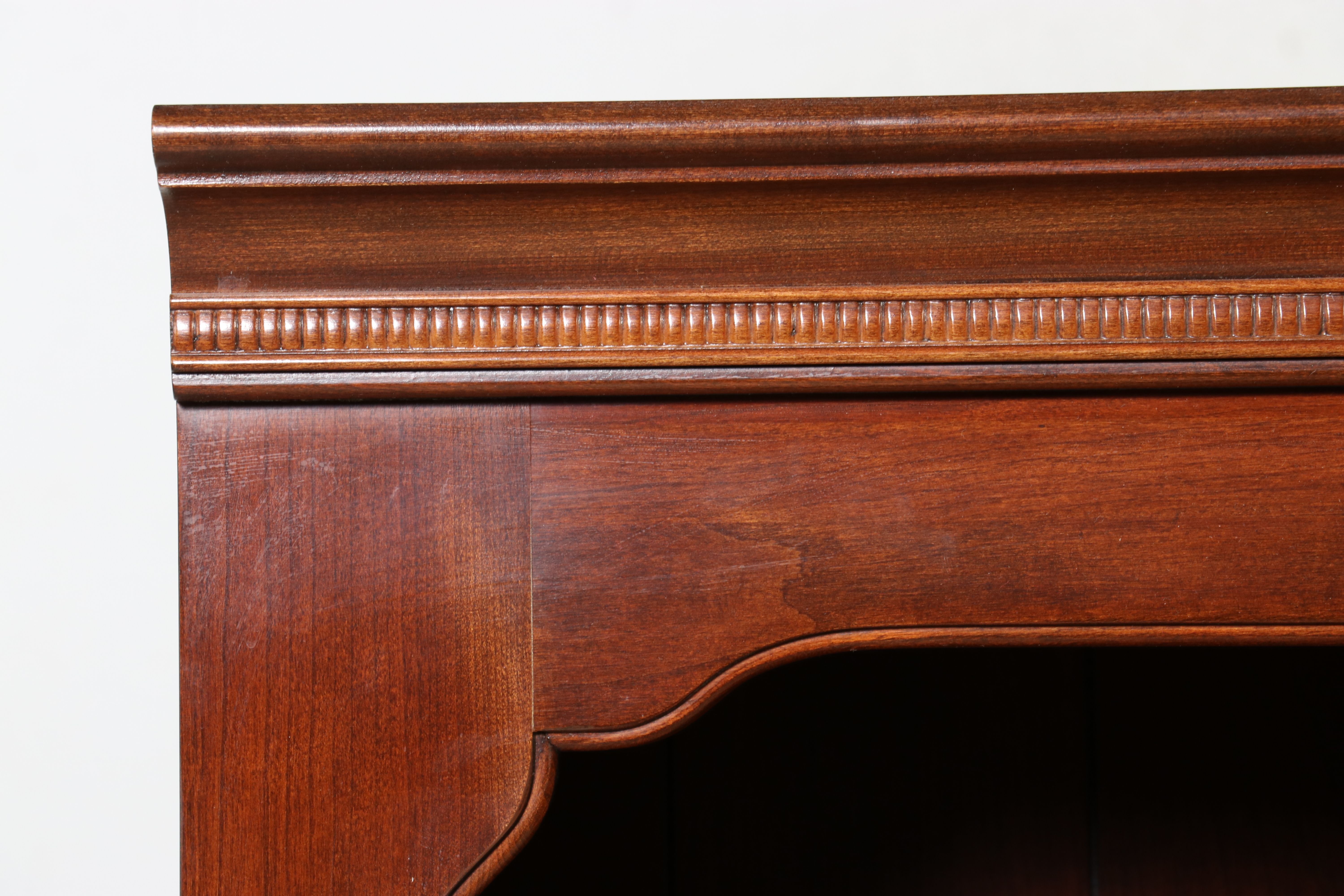 Pair of Knob Creek Cherry Bookcases, Late 20th Century
