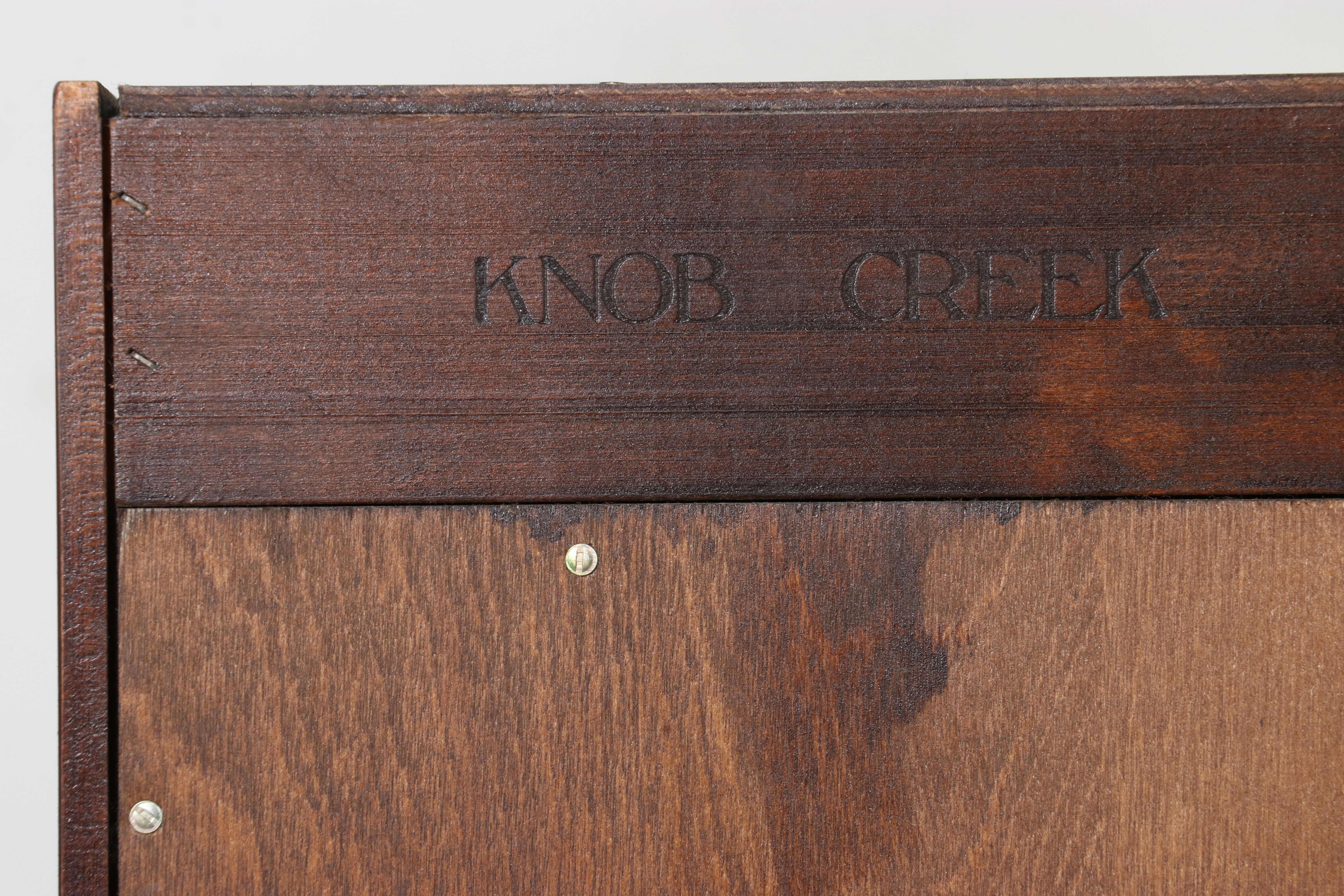 Pair of Knob Creek Cherry Bookcases, Late 20th Century
