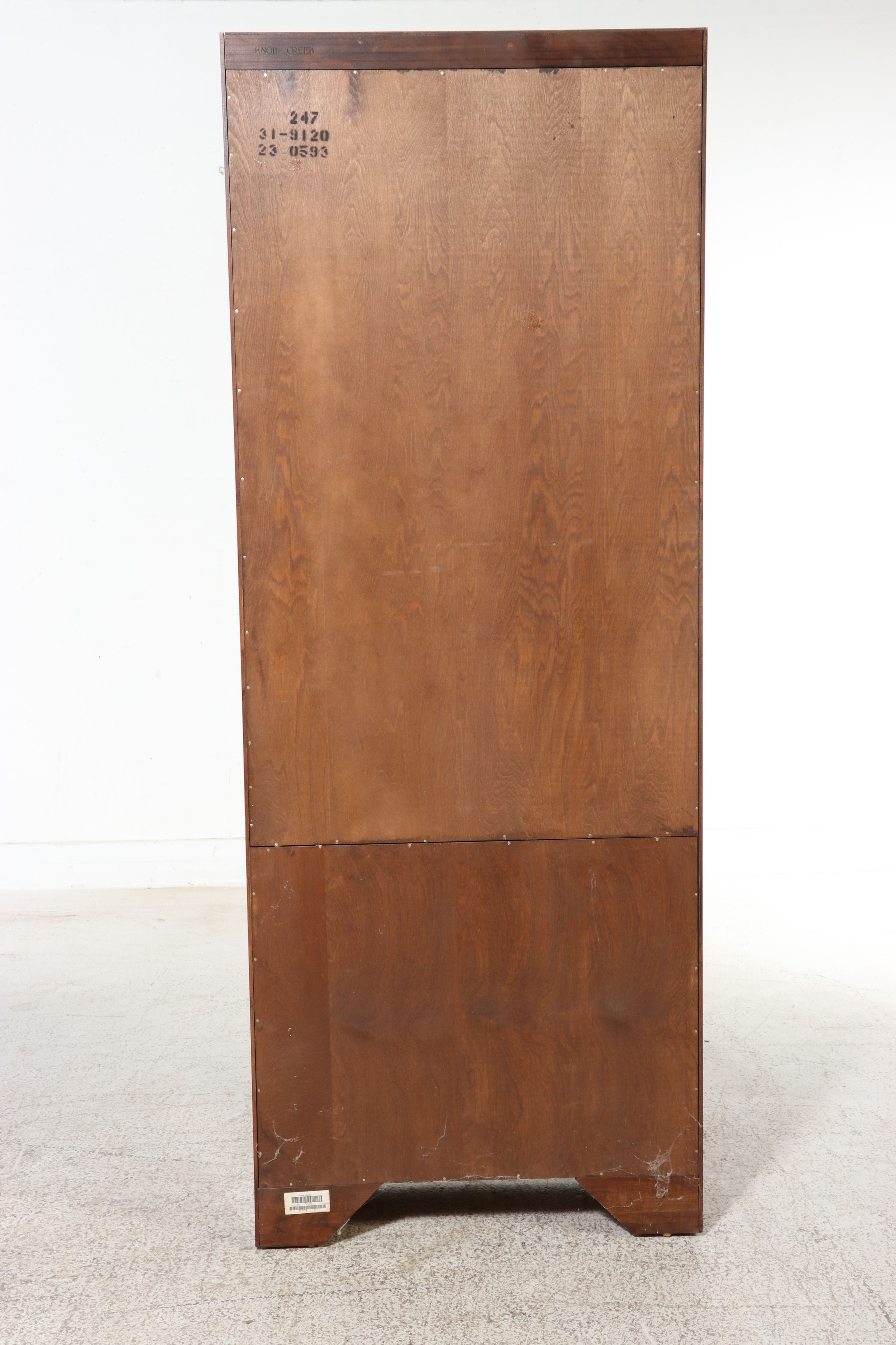 Pair of Knob Creek Cherry Bookcases, Late 20th Century