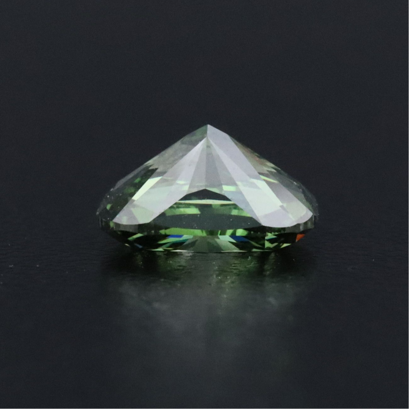 Loose 1.67 CT Lab Grown Fancy Vivid Green Diamond with IGI Report