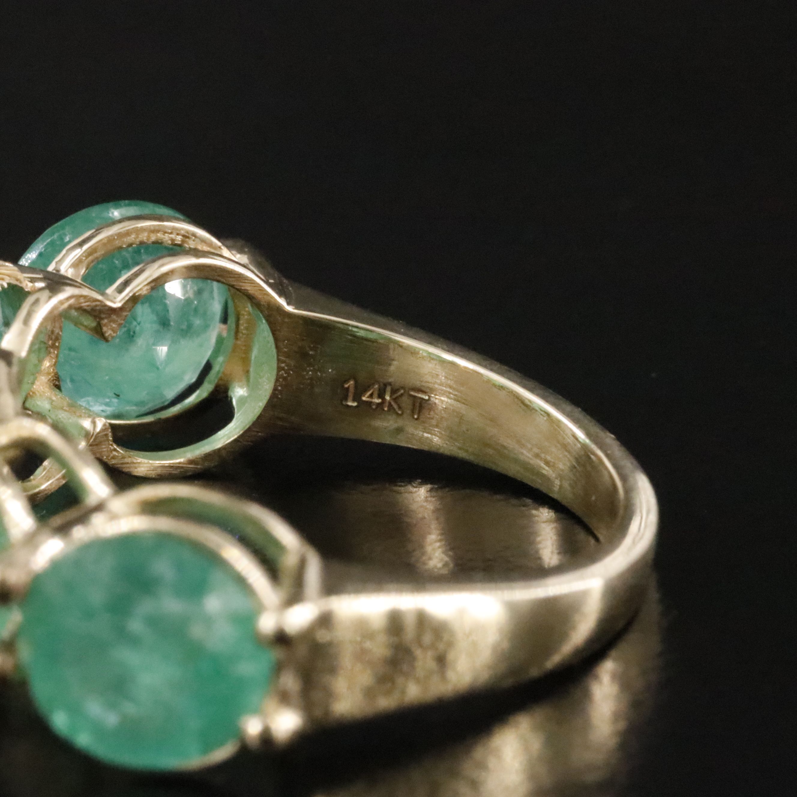 14K 6.72 CTW Emerald Ring