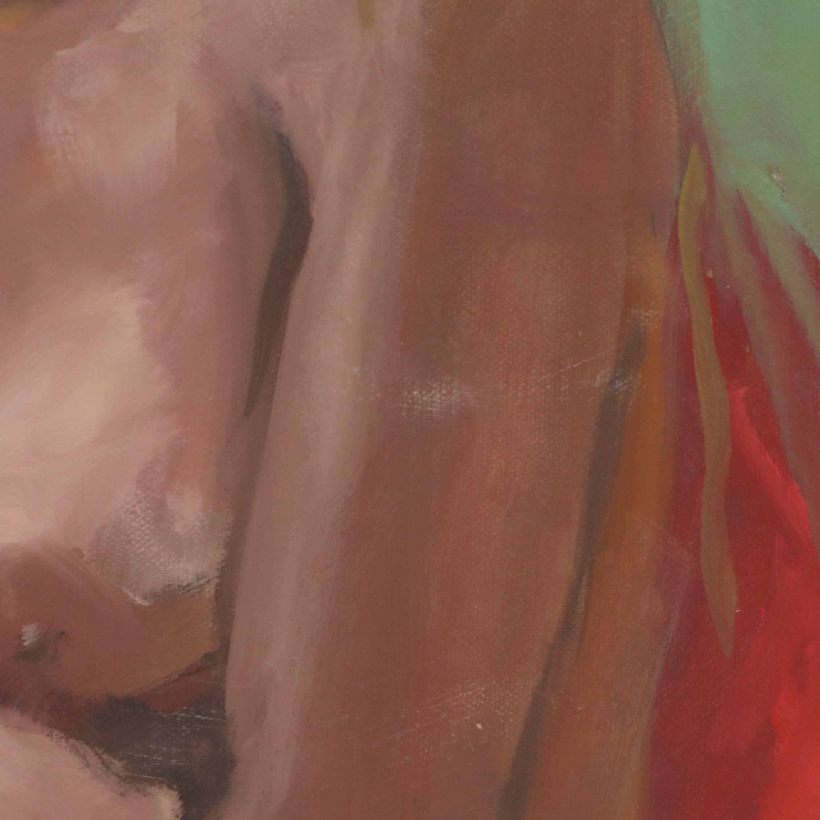 Larry Griggs Oil Painting of Female Nude, 21st Century