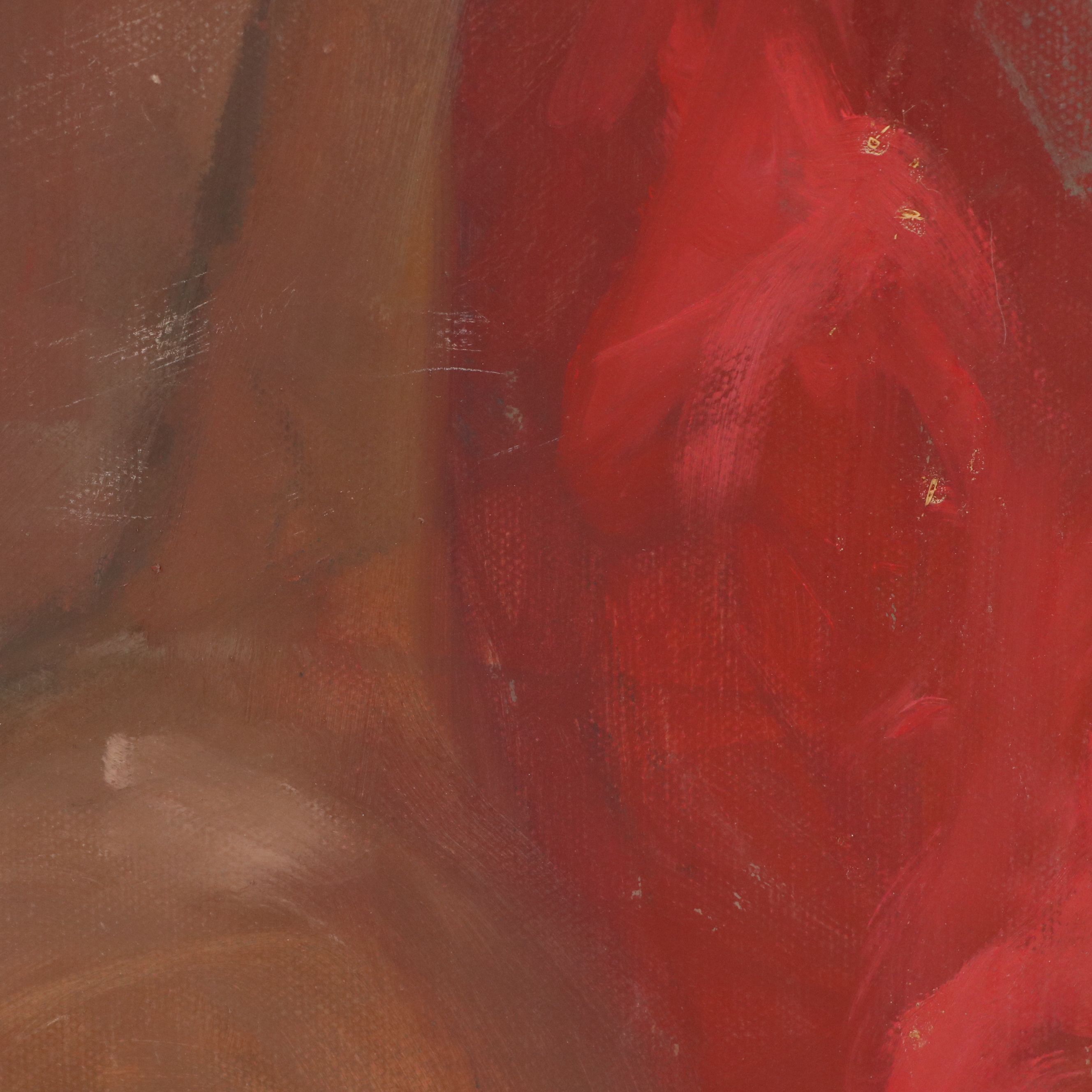 Larry Griggs Oil Painting of Female Nude, 21st Century