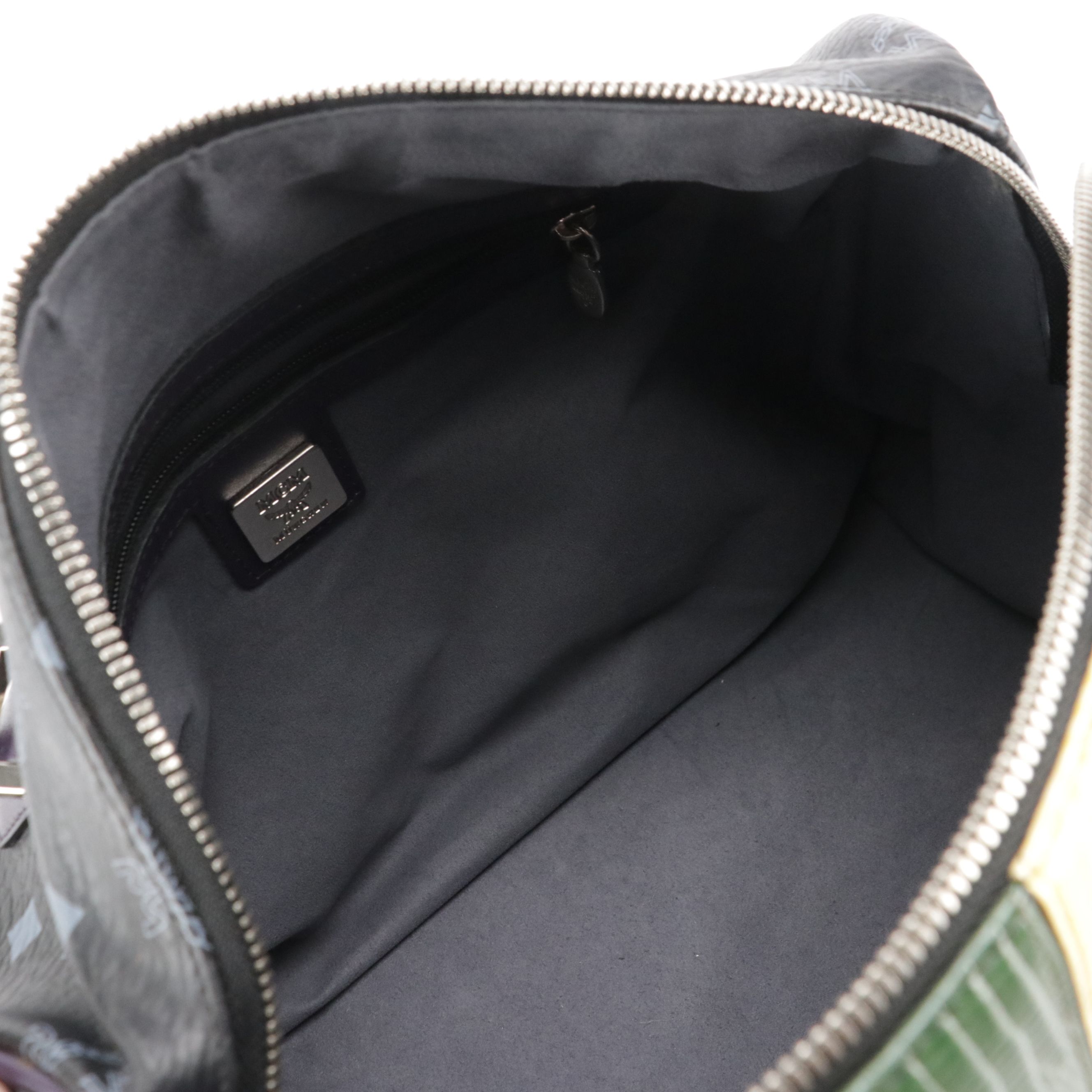 MCM Limited Edition Princess Lion Boston Bag in Multicolor Leather and Visetos