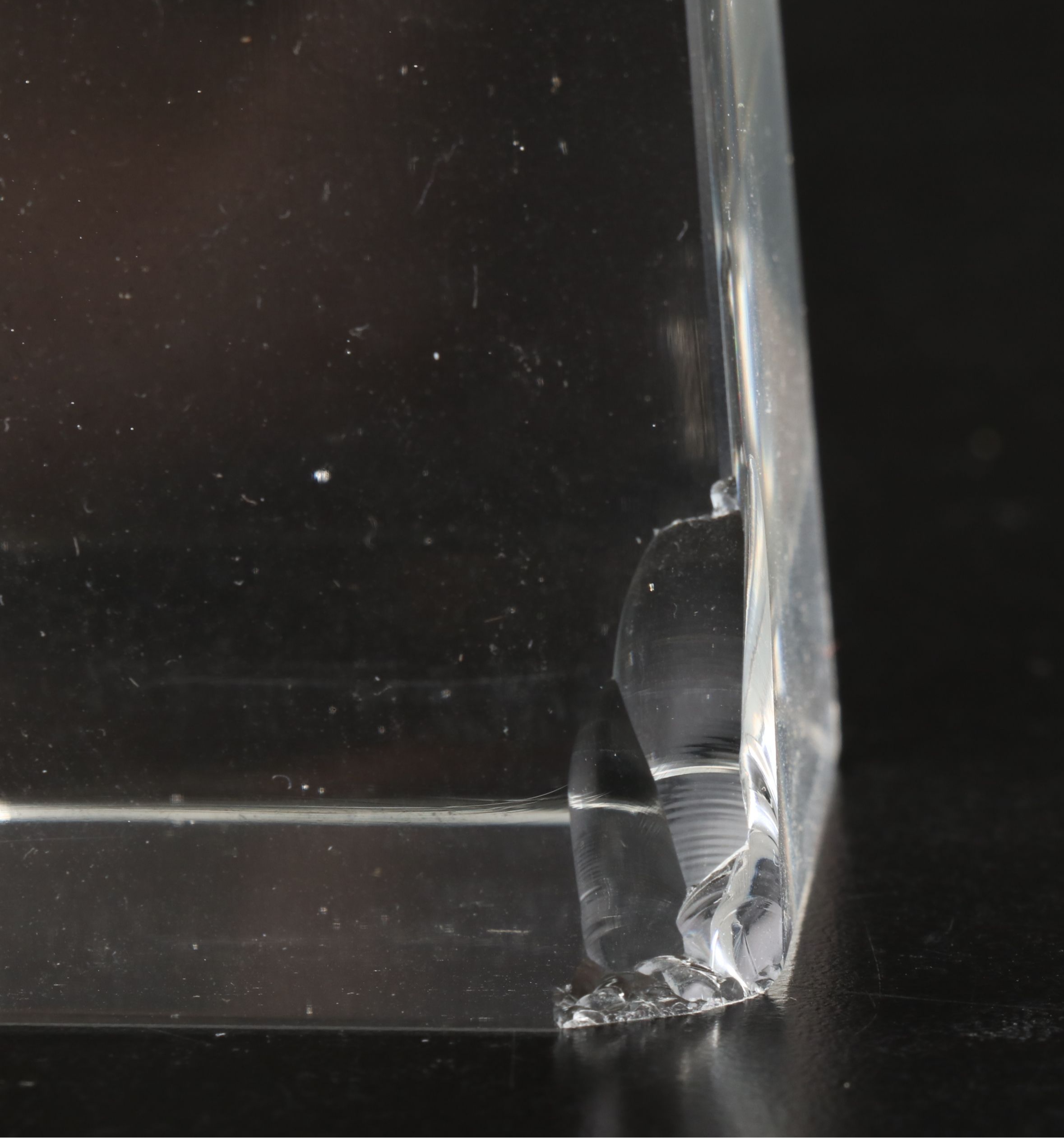 Postmodern Crystal Obelisk Paperweights