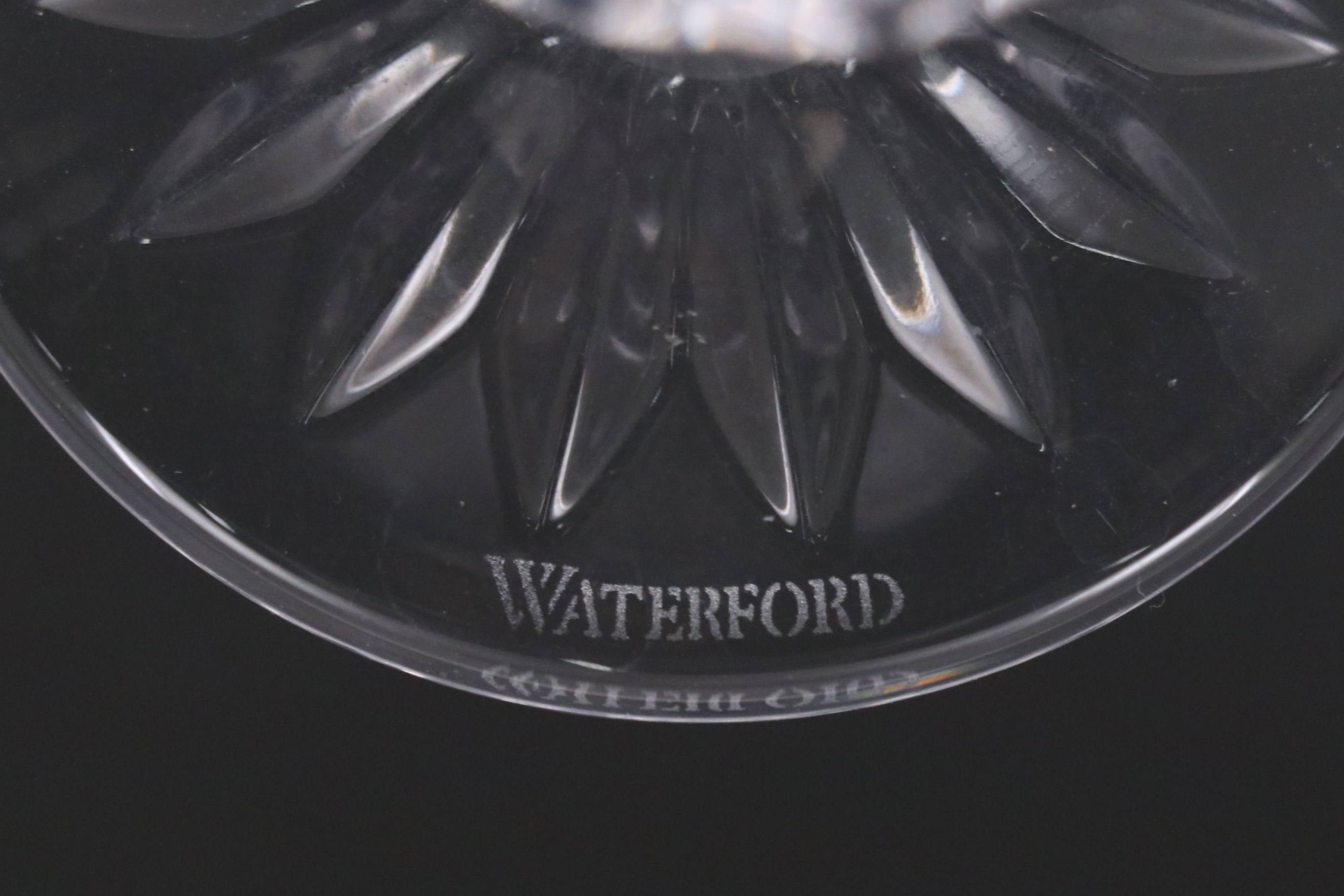 Waterford "Lismore" Crystal Compote and Bud Vase with More Vases and Bowl