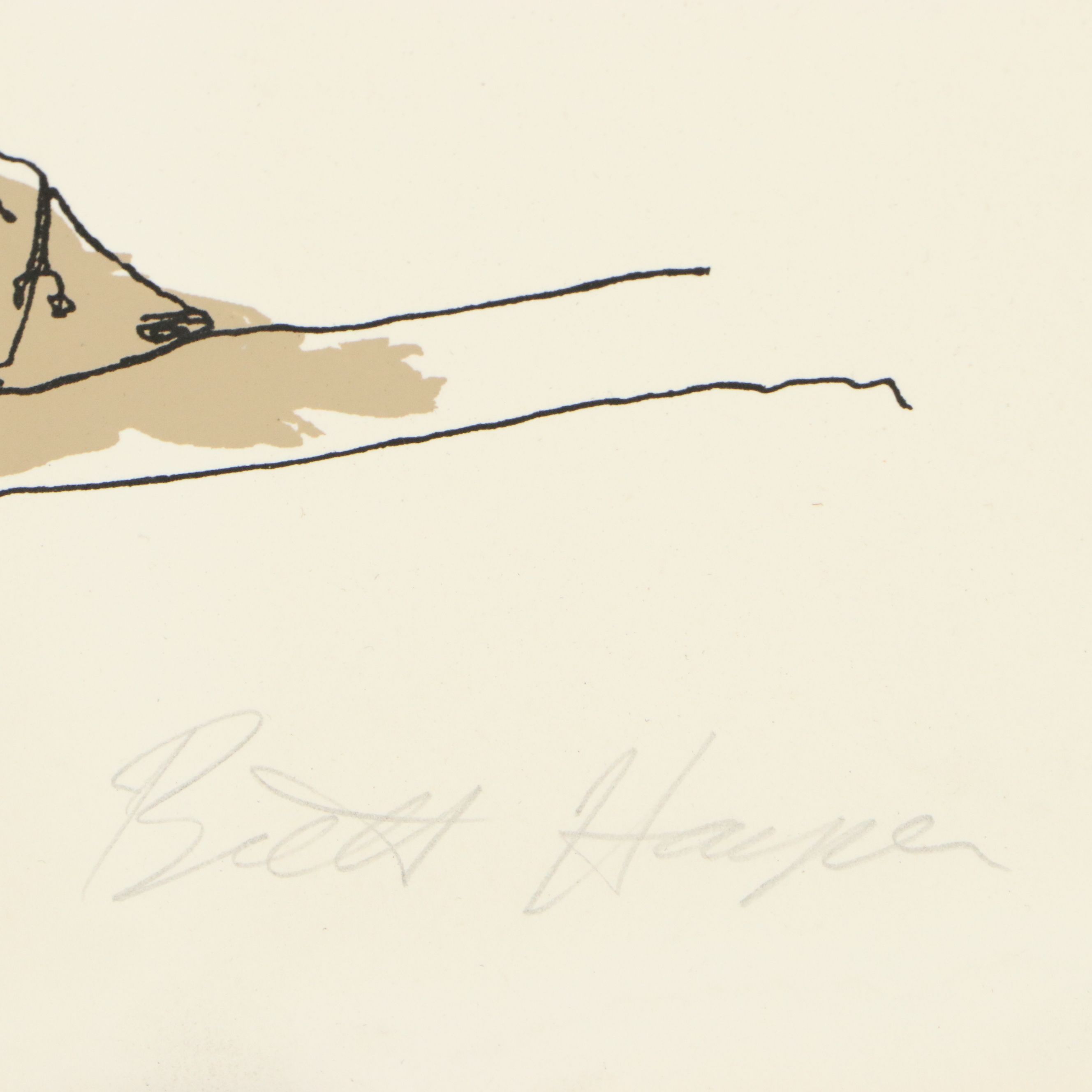 Brett Harper Amaryllis Still Life Serigraph "Fireworks From the Earth," Ca. 1979