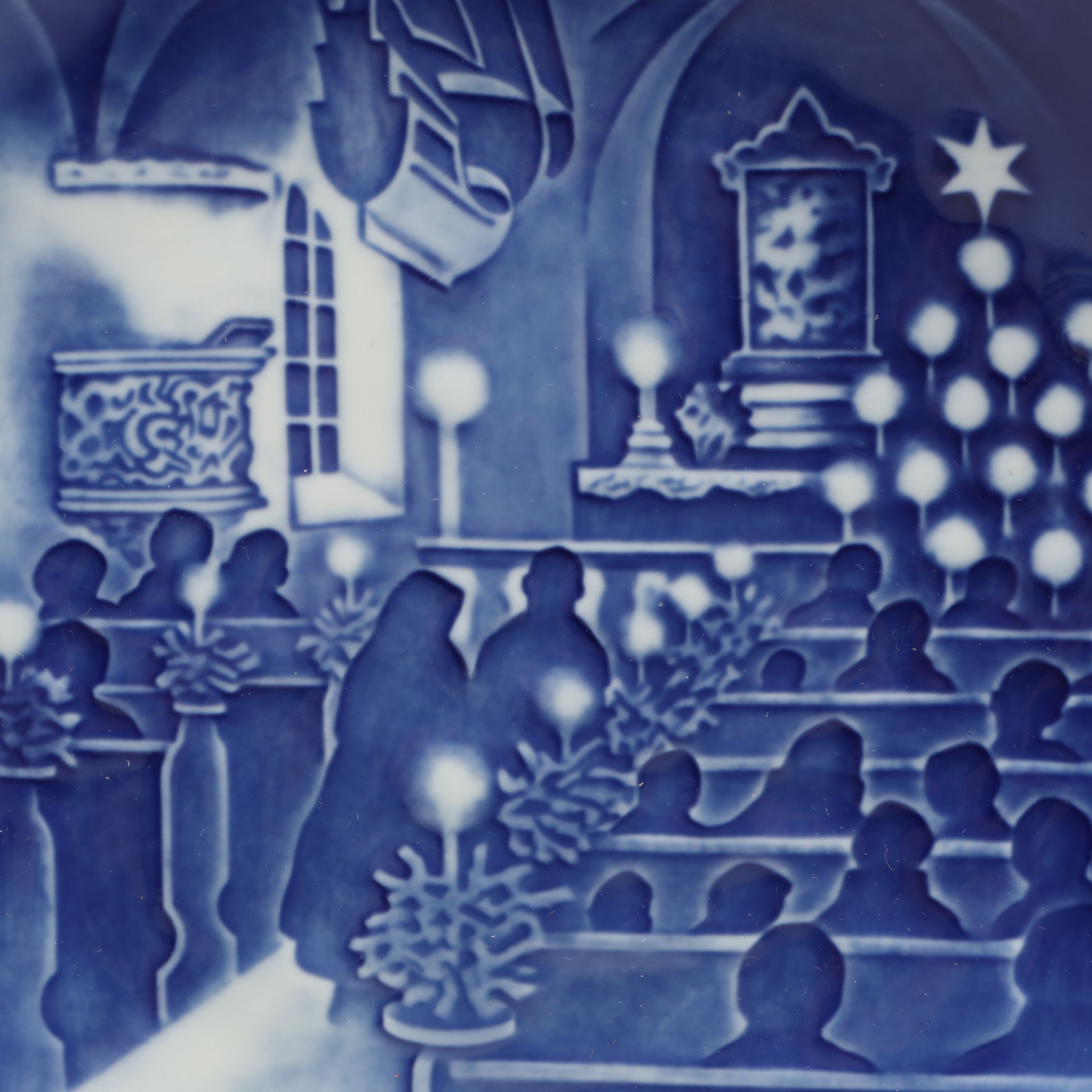 Bing & Grøndahl Porcelain Collector Plates Featuring "Julegrønden"