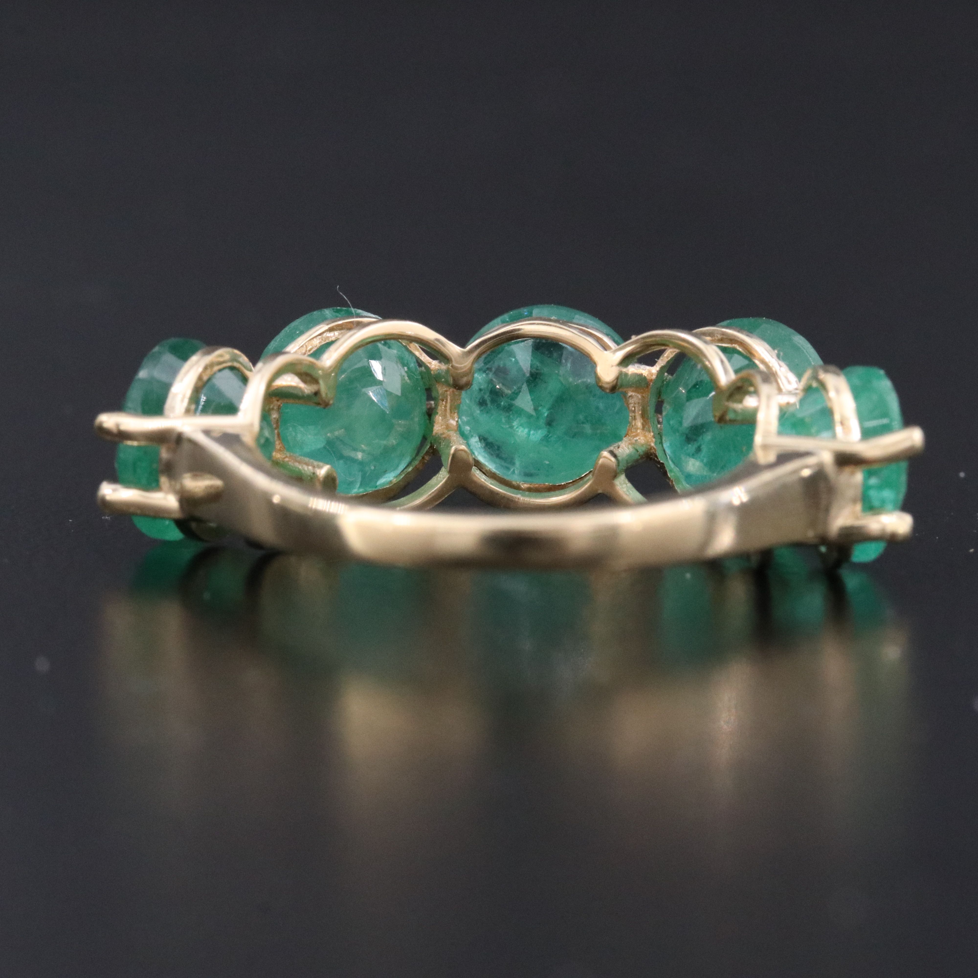 14K 8.35 CTW Emerald Ring