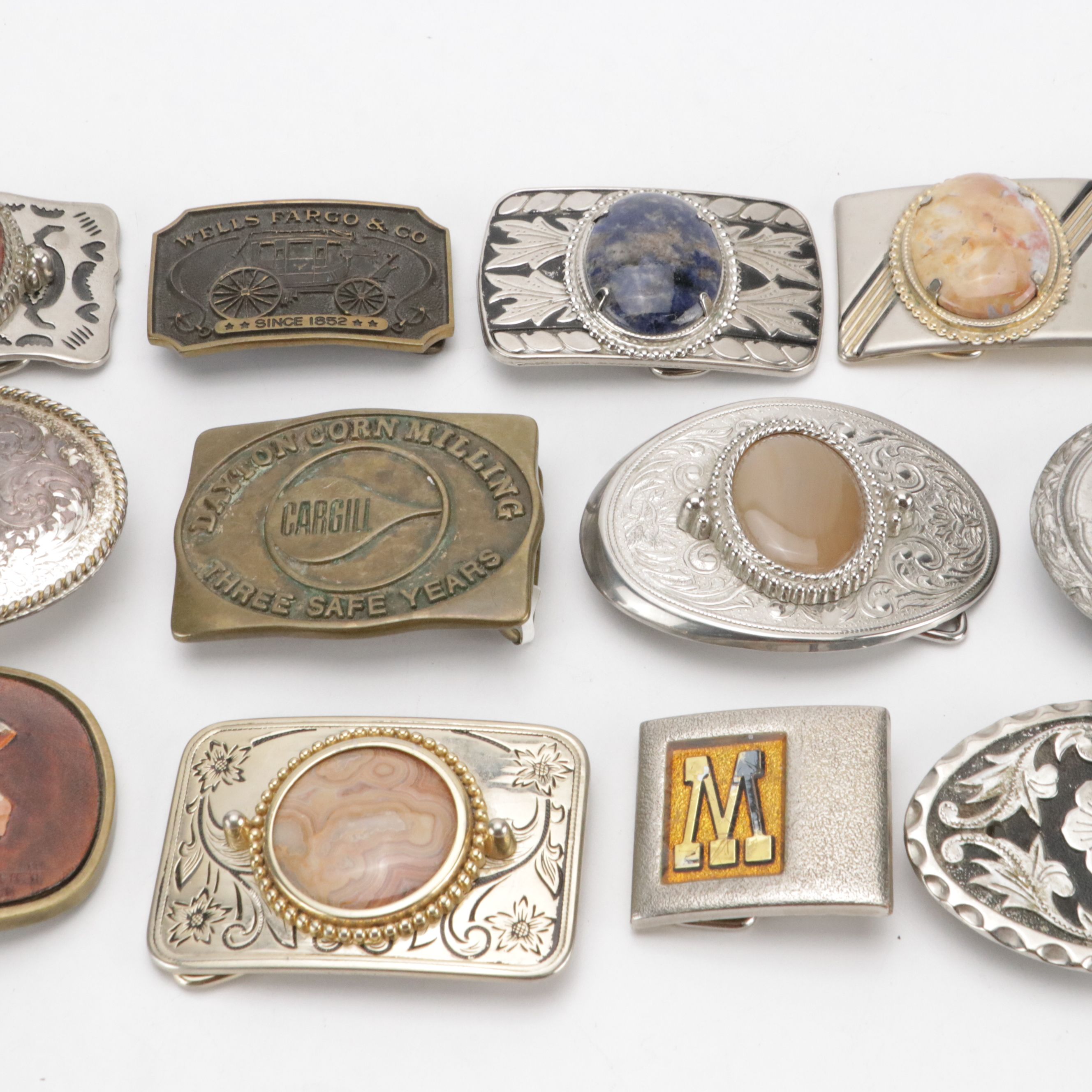 Bergamot Brass Works with Other Brass and Metal Western Belt Buckles