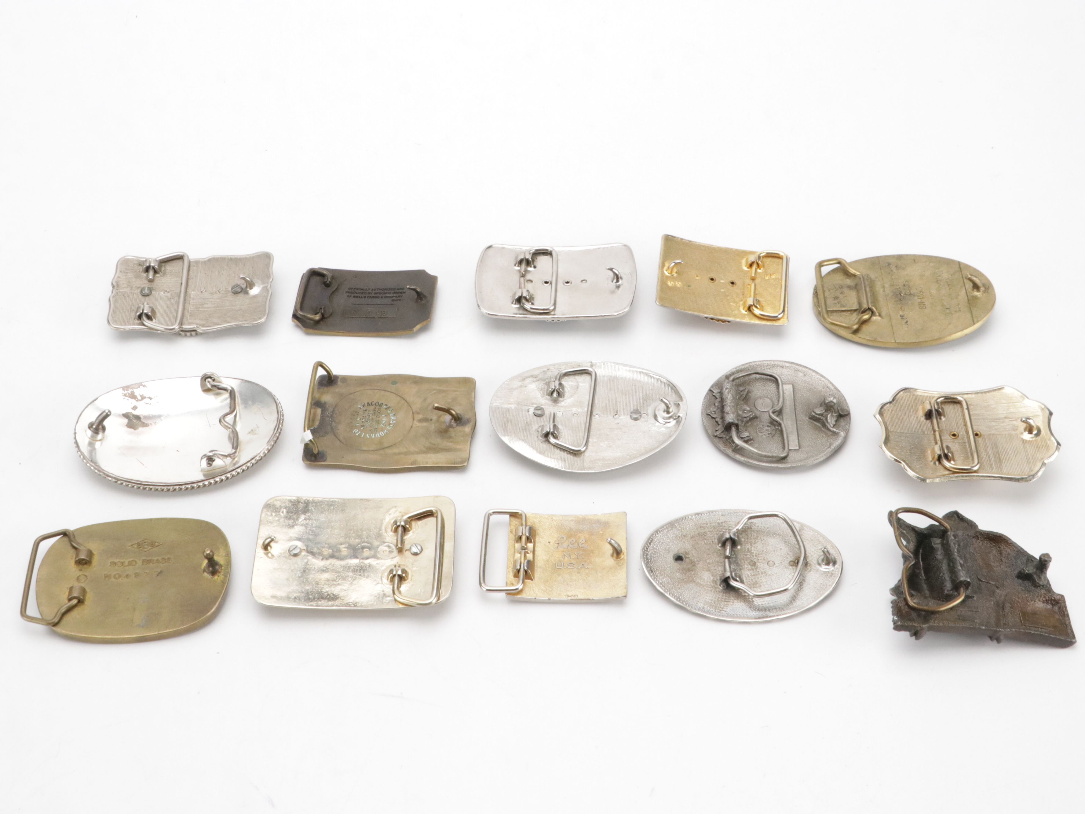 Bergamot Brass Works with Other Brass and Metal Western Belt Buckles