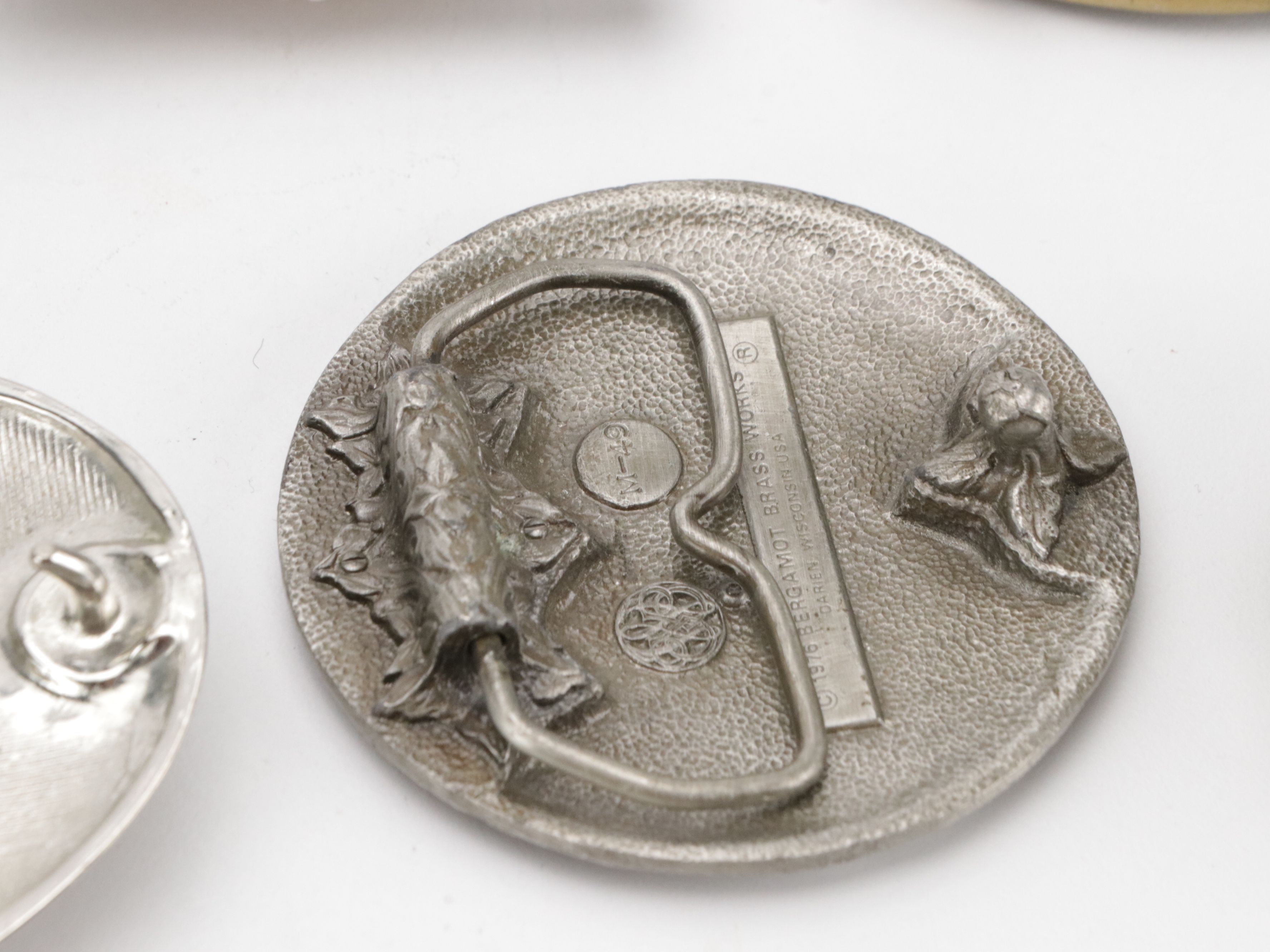 Bergamot Brass Works with Other Brass and Metal Western Belt Buckles