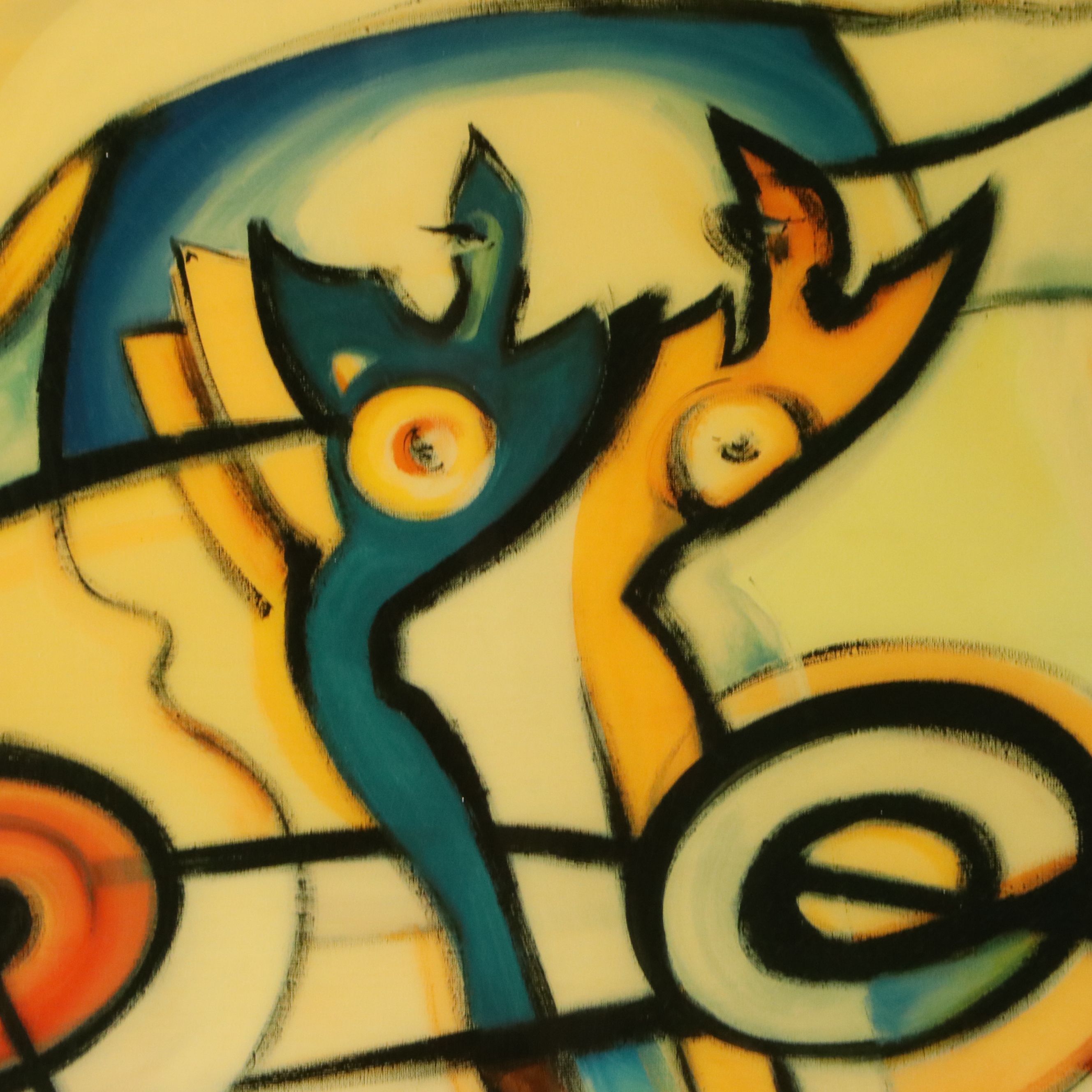 Abstract Offset Lithograph After Alfred Gockel, Late 20th to 21st Century