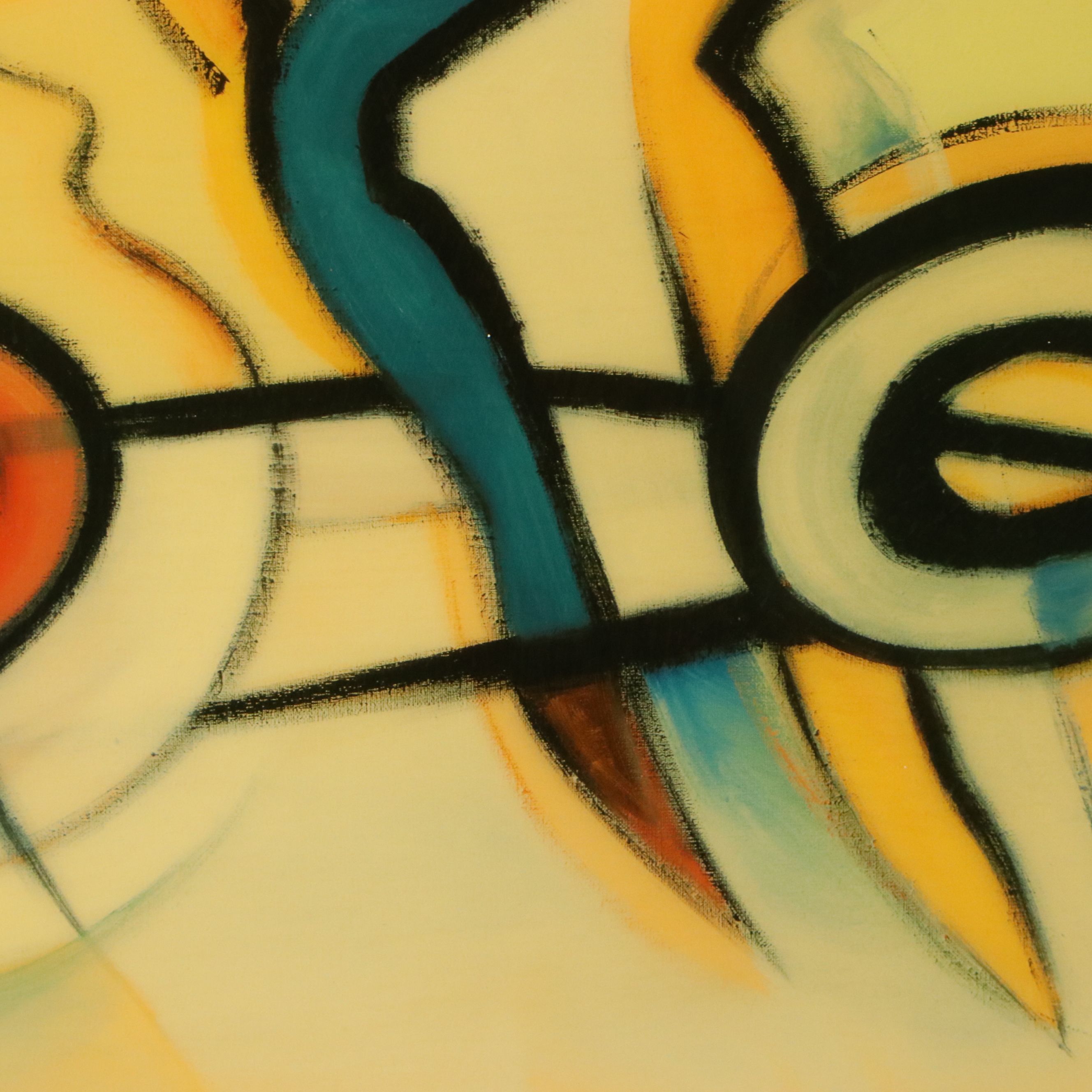 Abstract Offset Lithograph After Alfred Gockel, Late 20th to 21st Century