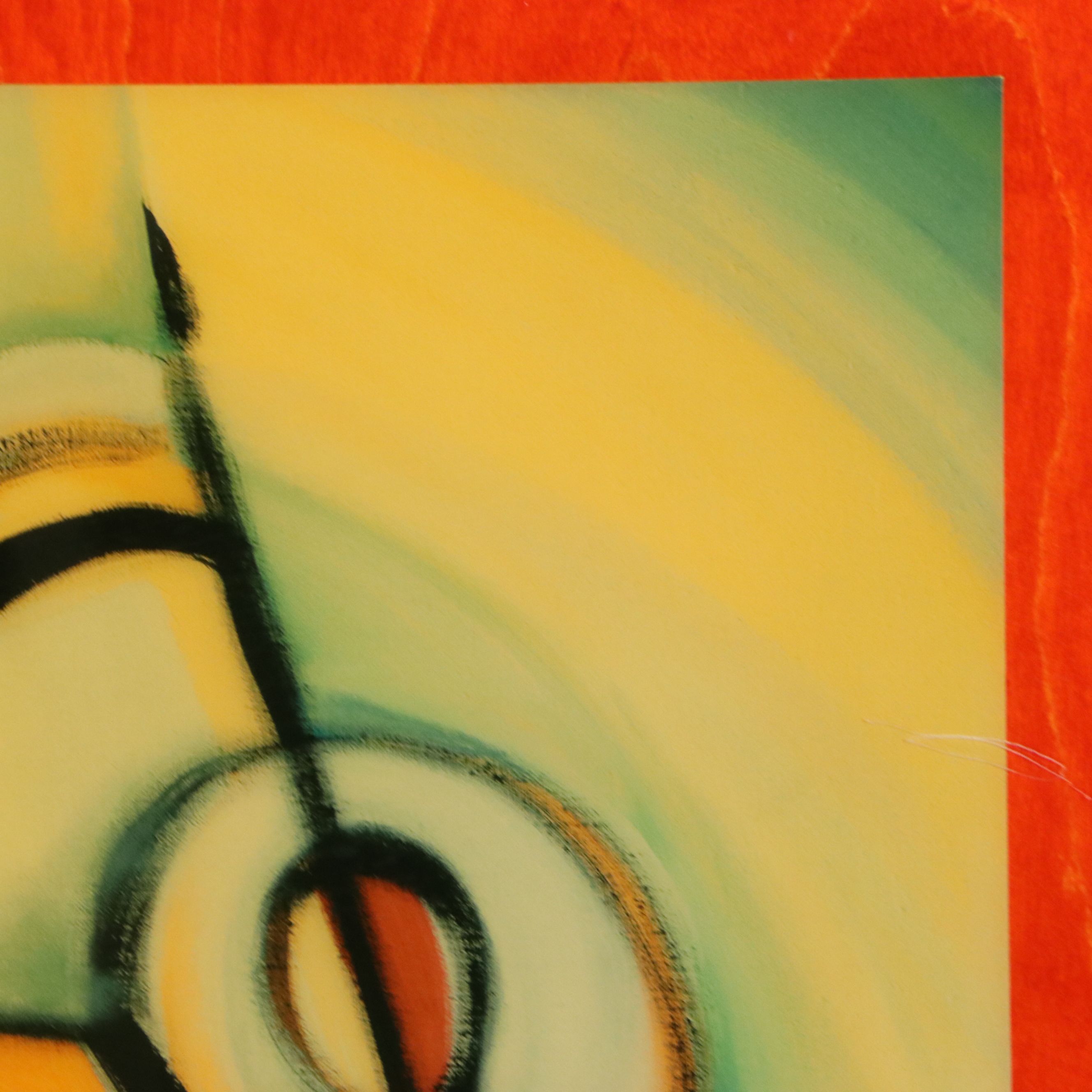 Abstract Offset Lithograph After Alfred Gockel, Late 20th to 21st Century