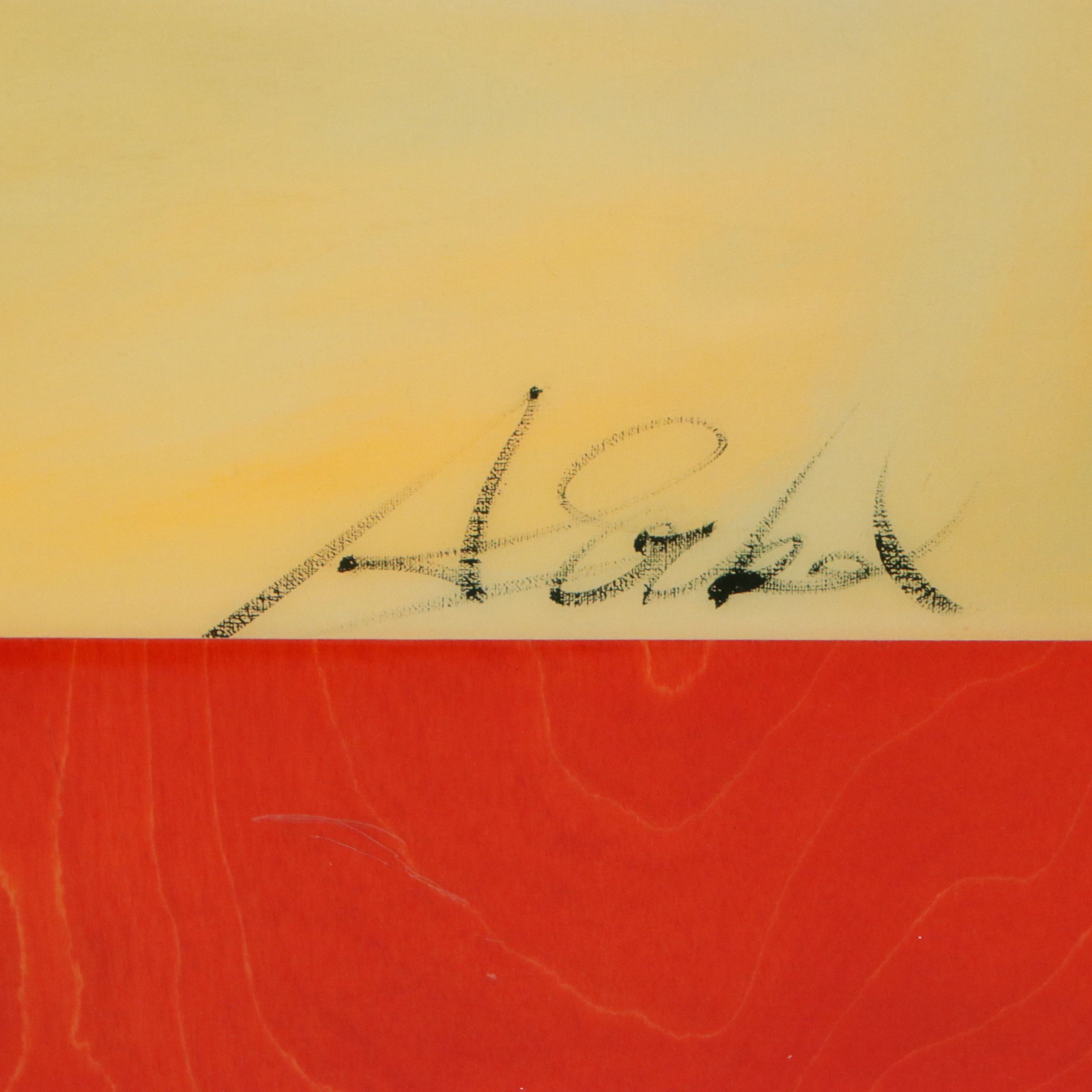 Abstract Offset Lithograph After Alfred Gockel, Late 20th to 21st Century