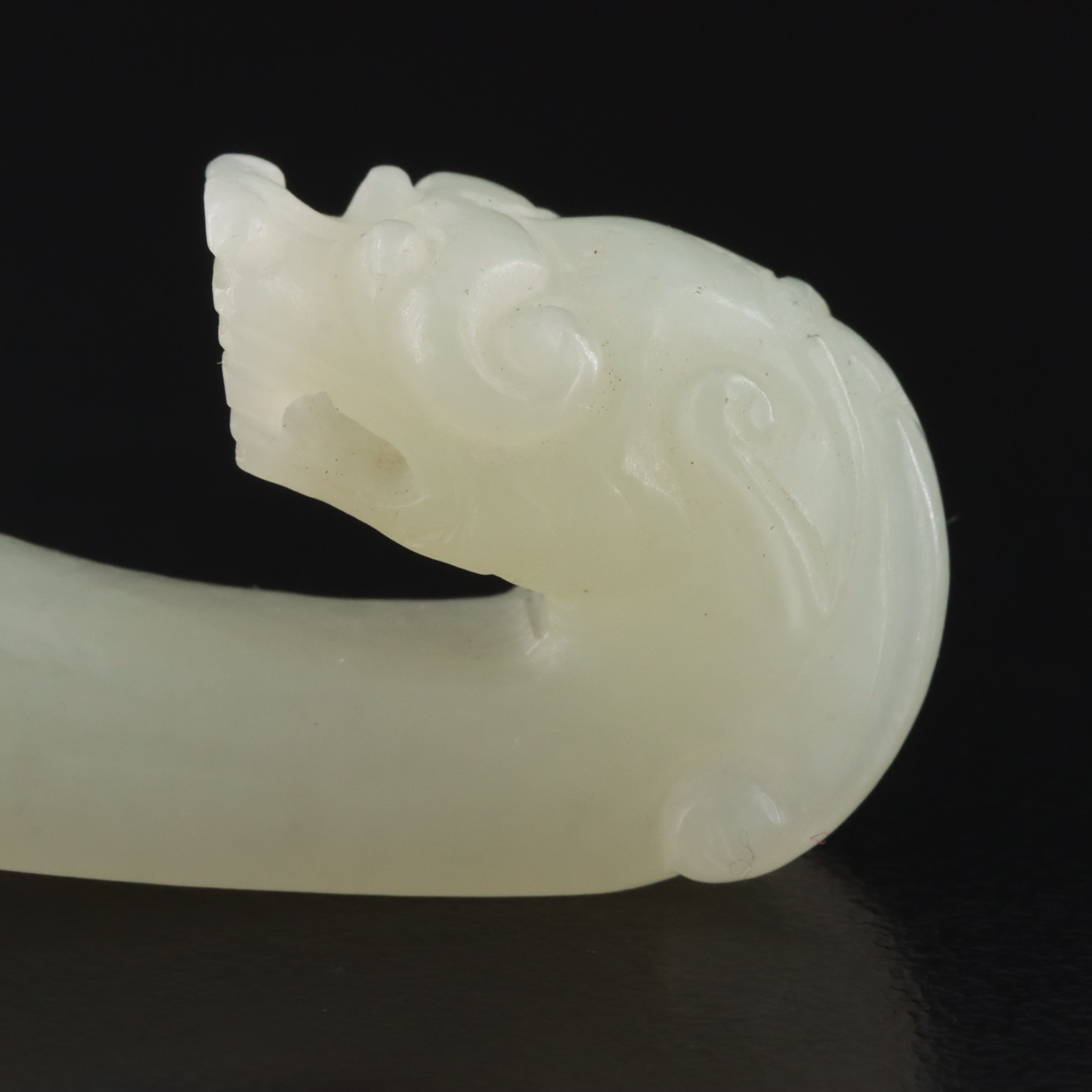 Antique Chinese Jade Bracelet, Belt Hook and Ring