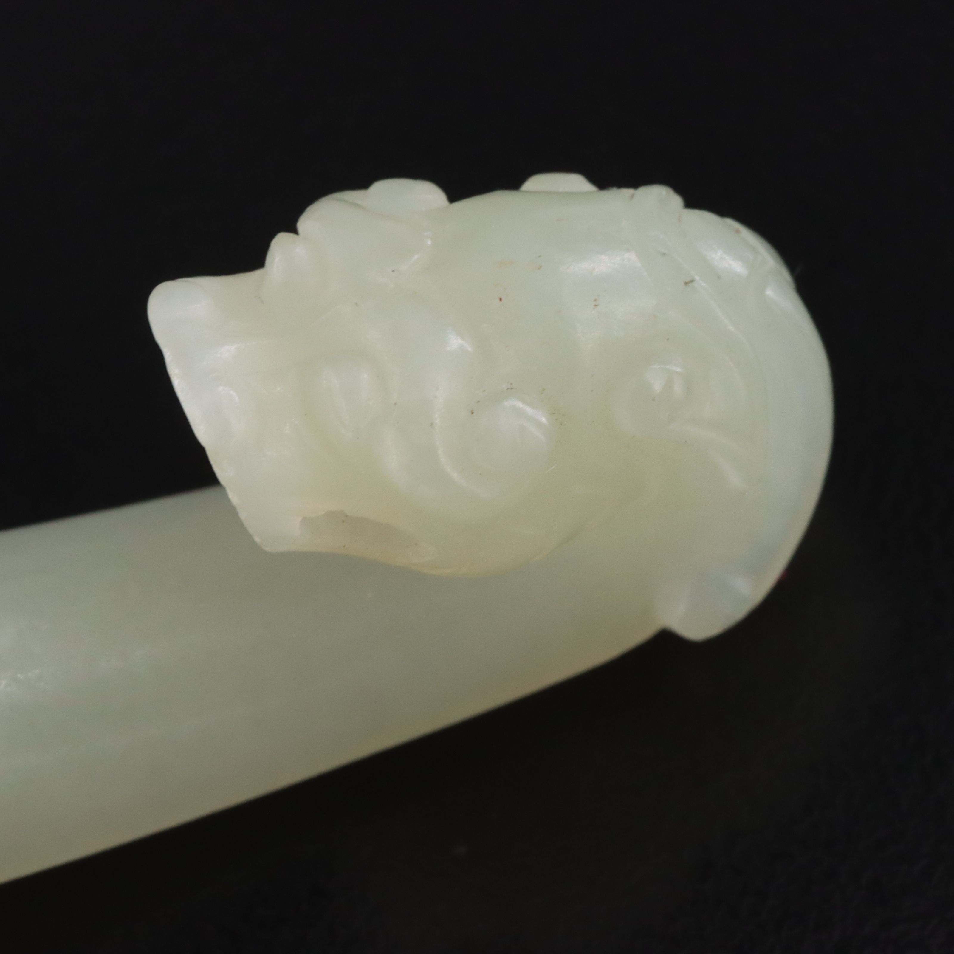 Antique Chinese Jade Bracelet, Belt Hook and Ring