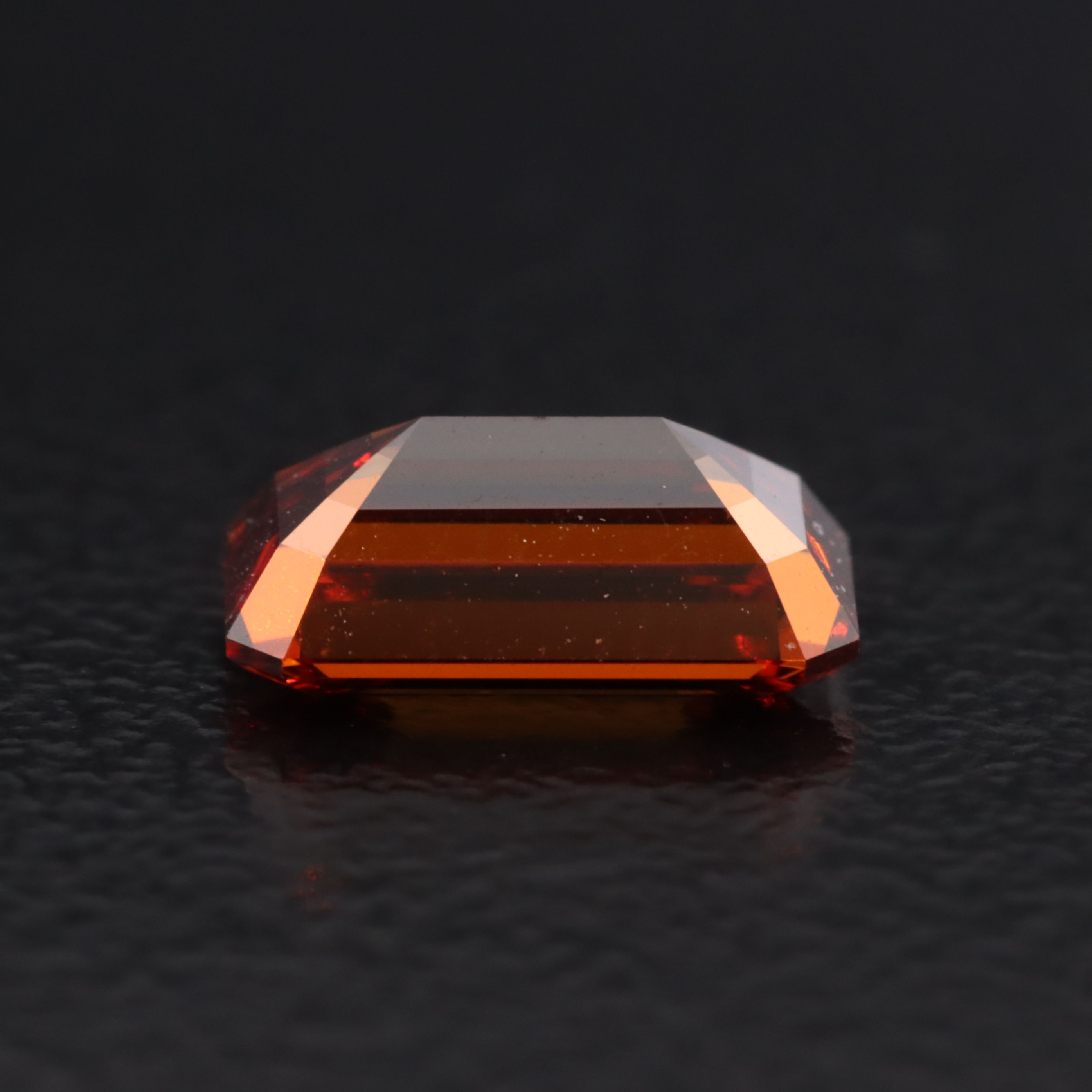 Loose 1.01 CT Lab Grown Fancy Vivid Orange Diamond with IGI Report