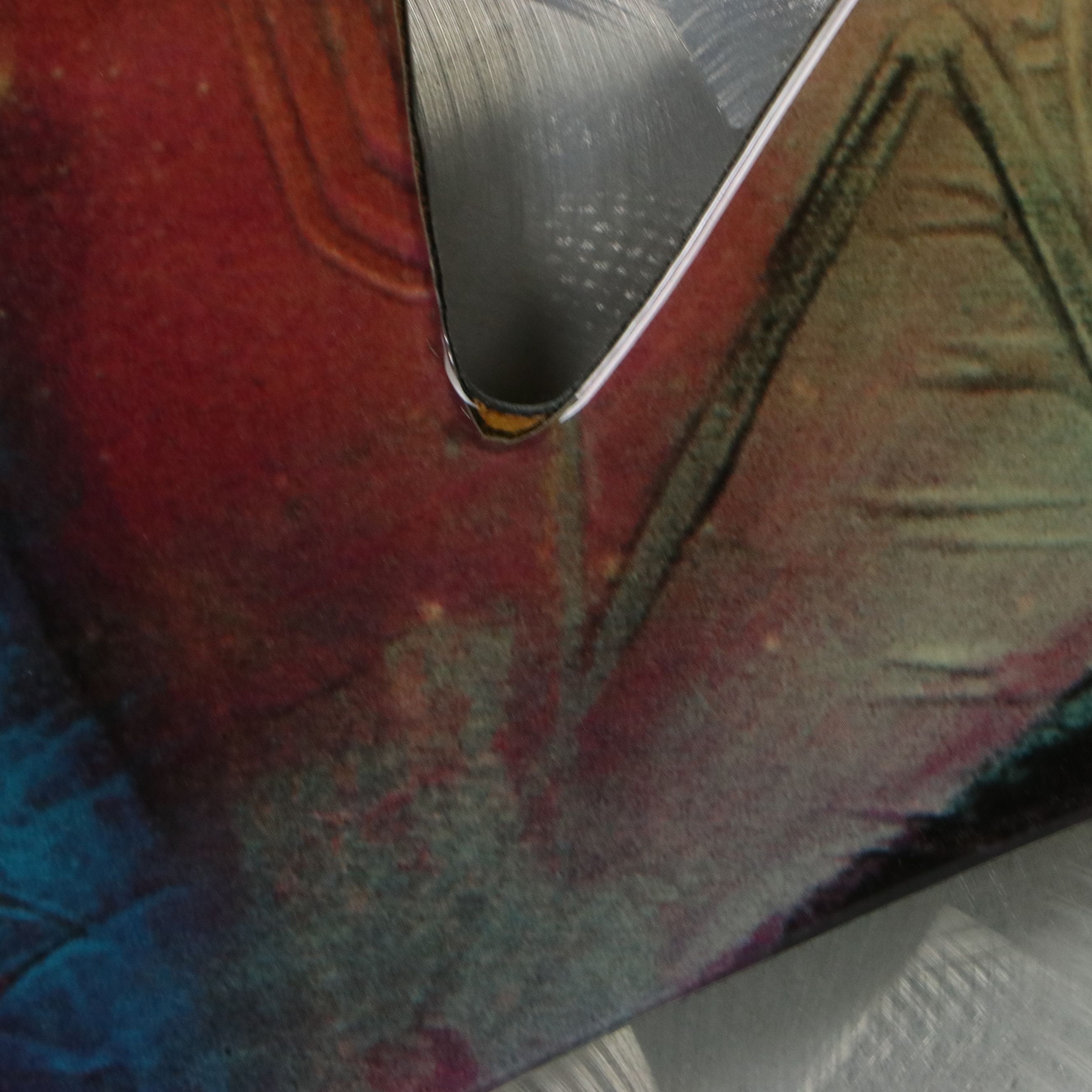 Abstract Offset Lithograph with Gold Leaf After Eric Waugh, 21st Century