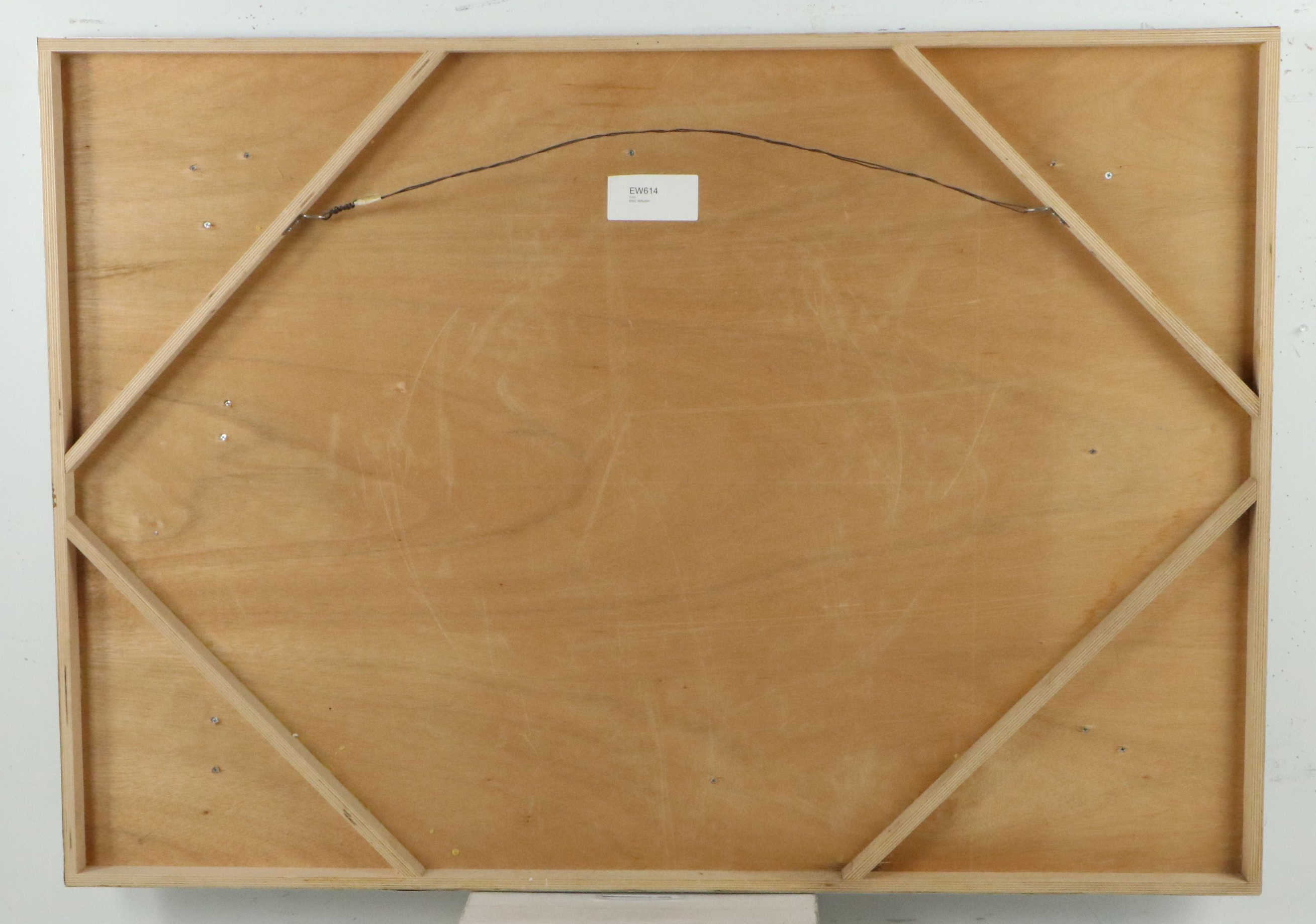 Abstract Offset Lithograph with Gold Leaf After Eric Waugh, 21st Century