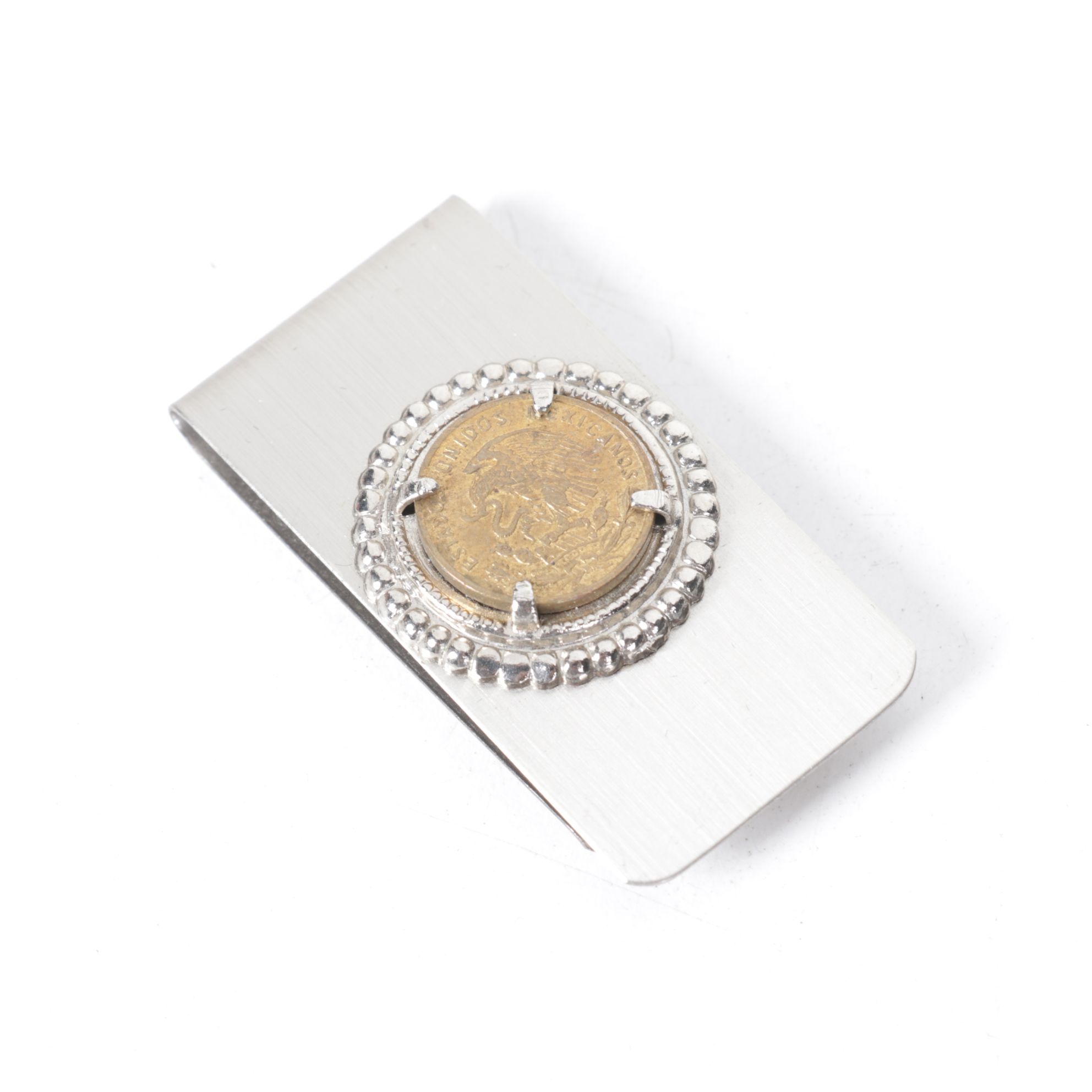 Money Clip Collection Featuring Mexican Peso, Enameled Eagle and More