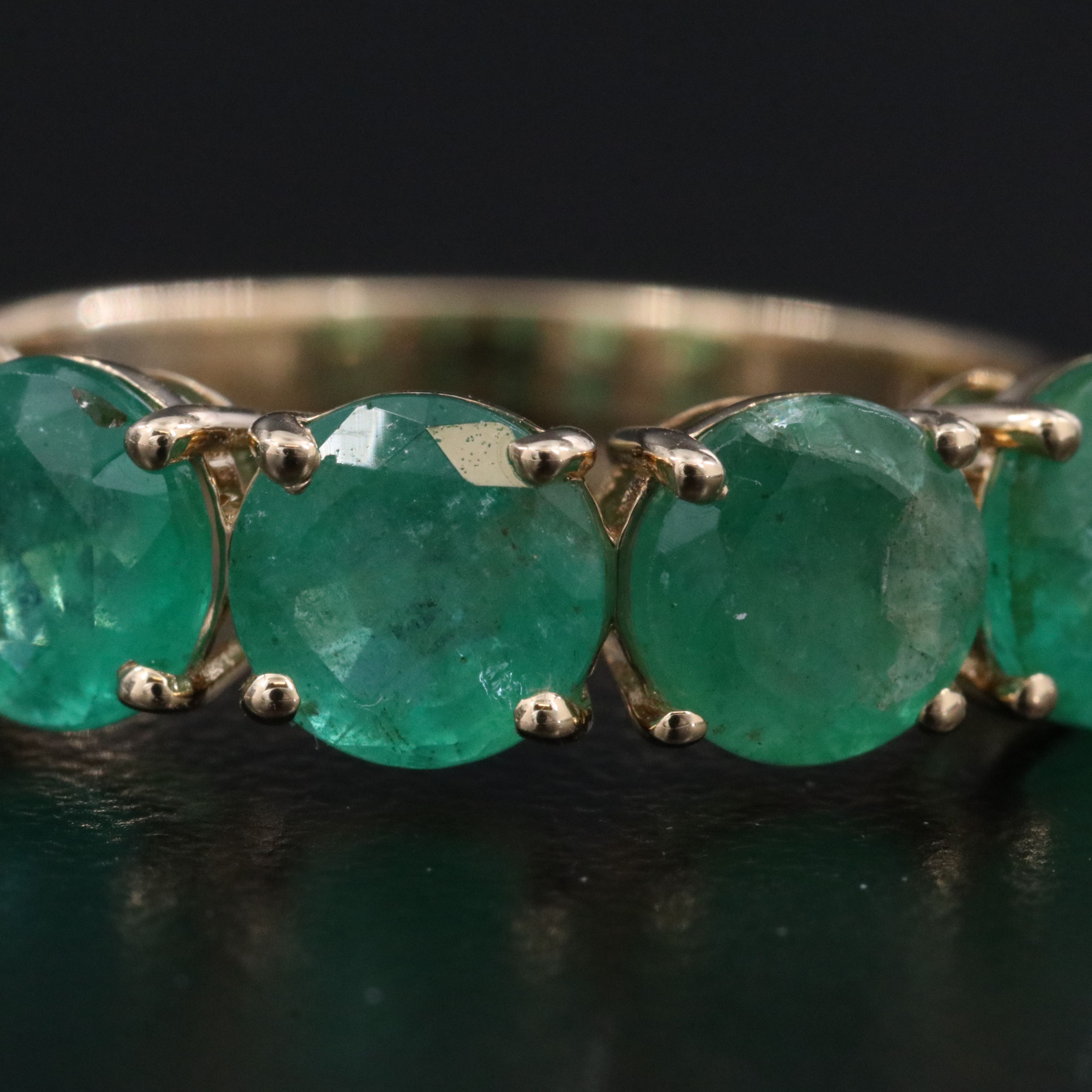14K 3.53 CTW Emerald Ring