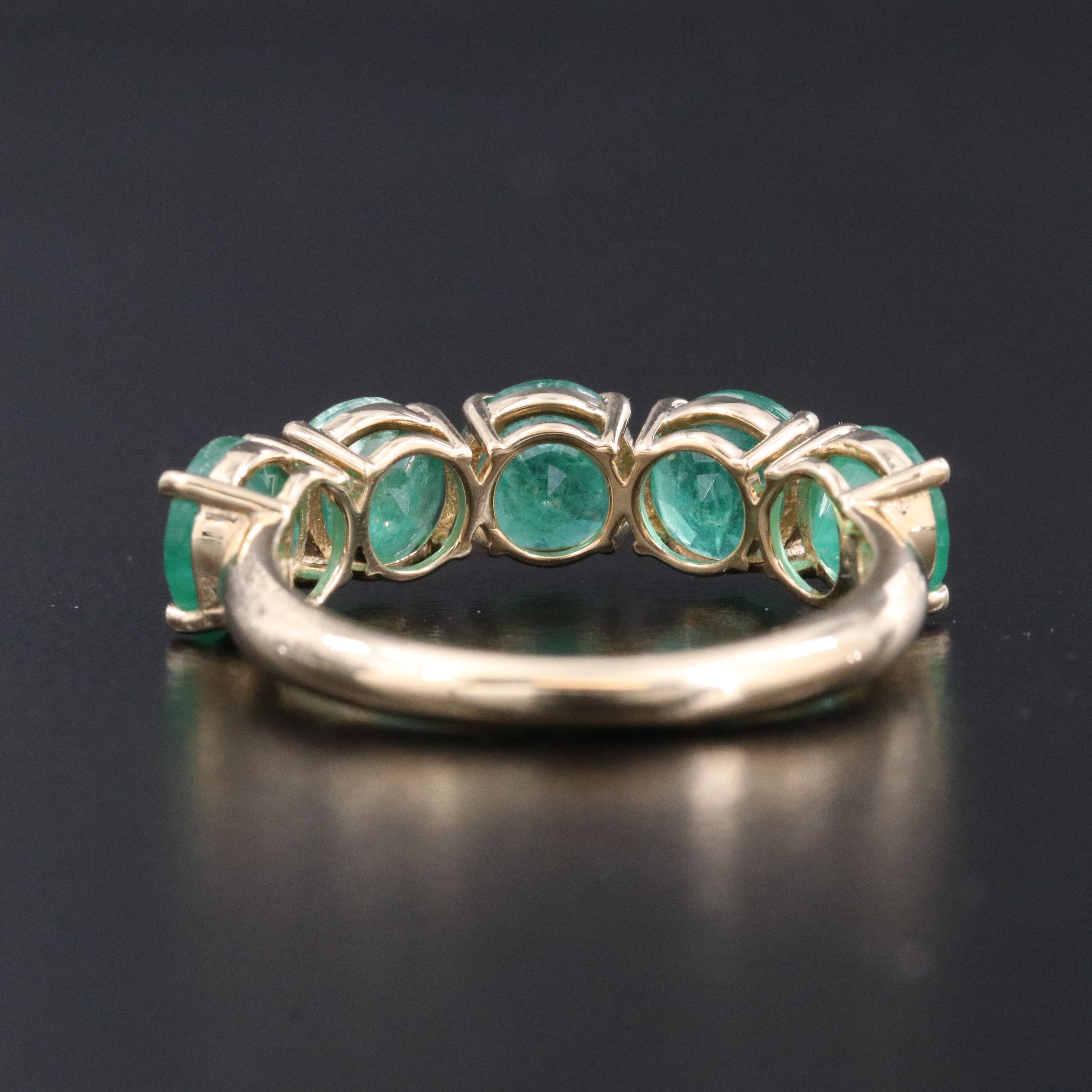 14K 3.53 CTW Emerald Ring