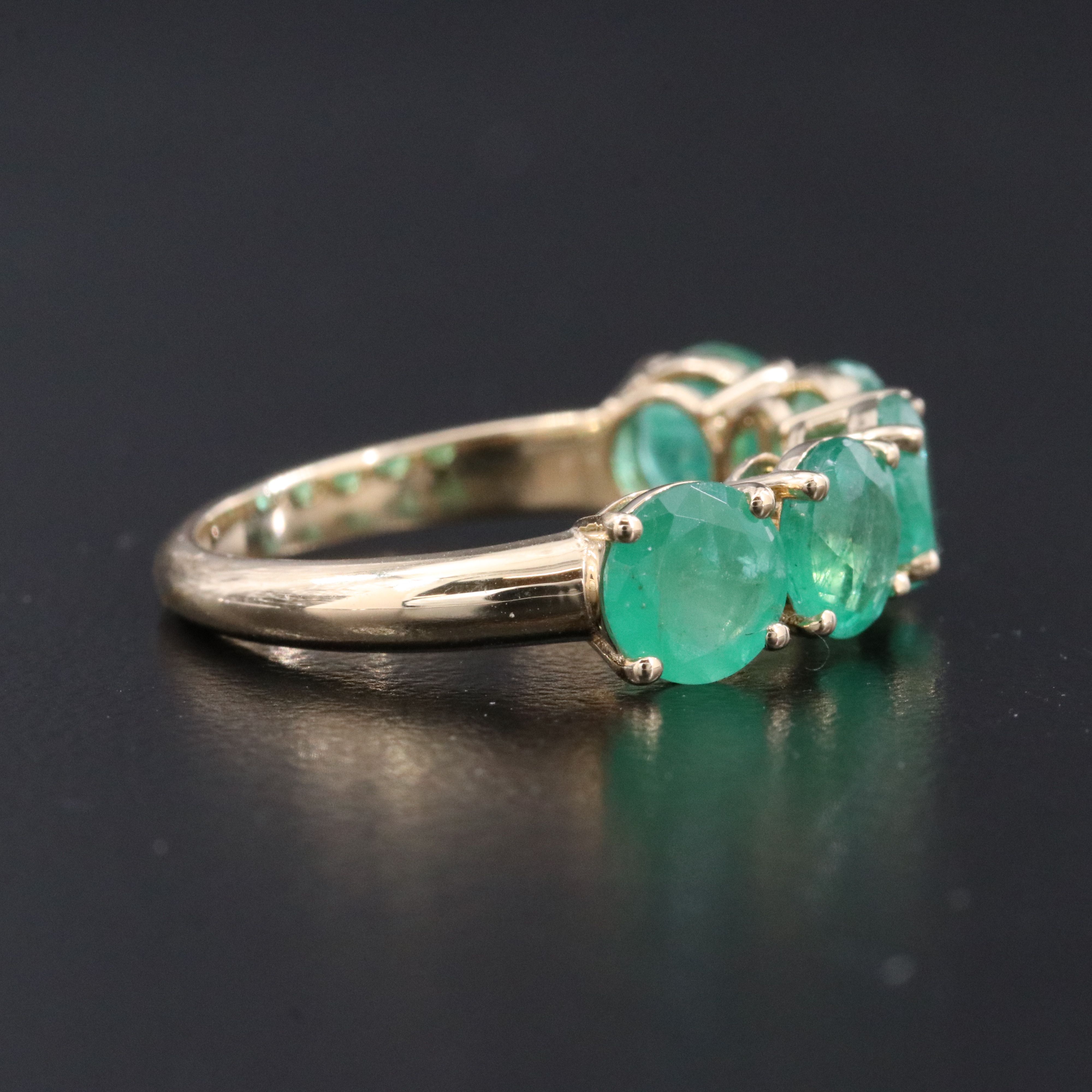 14K 3.53 CTW Emerald Ring