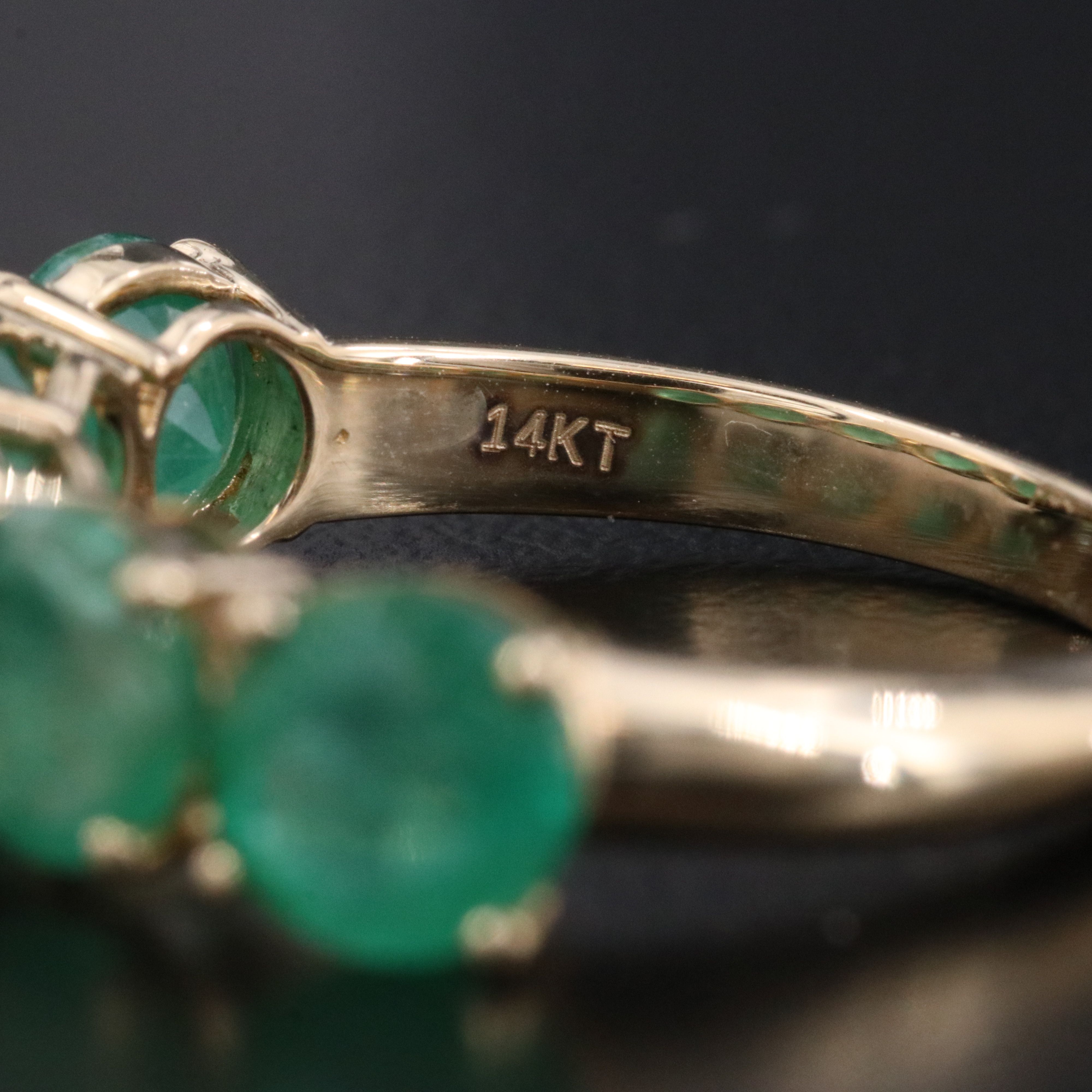 14K 3.53 CTW Emerald Ring