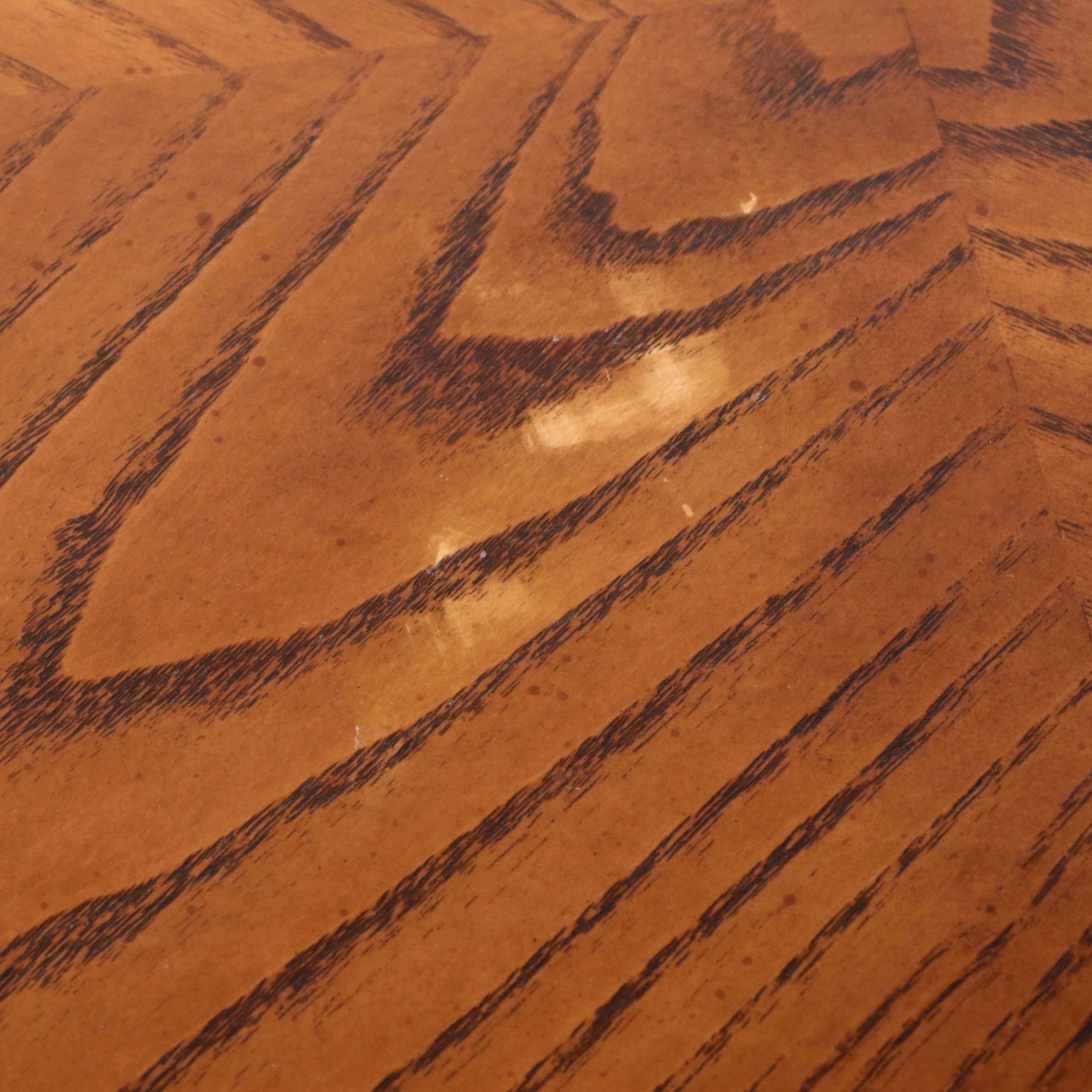 Neoclassical Style Inlaid Pedestal Dining Suite, Late 20th Century