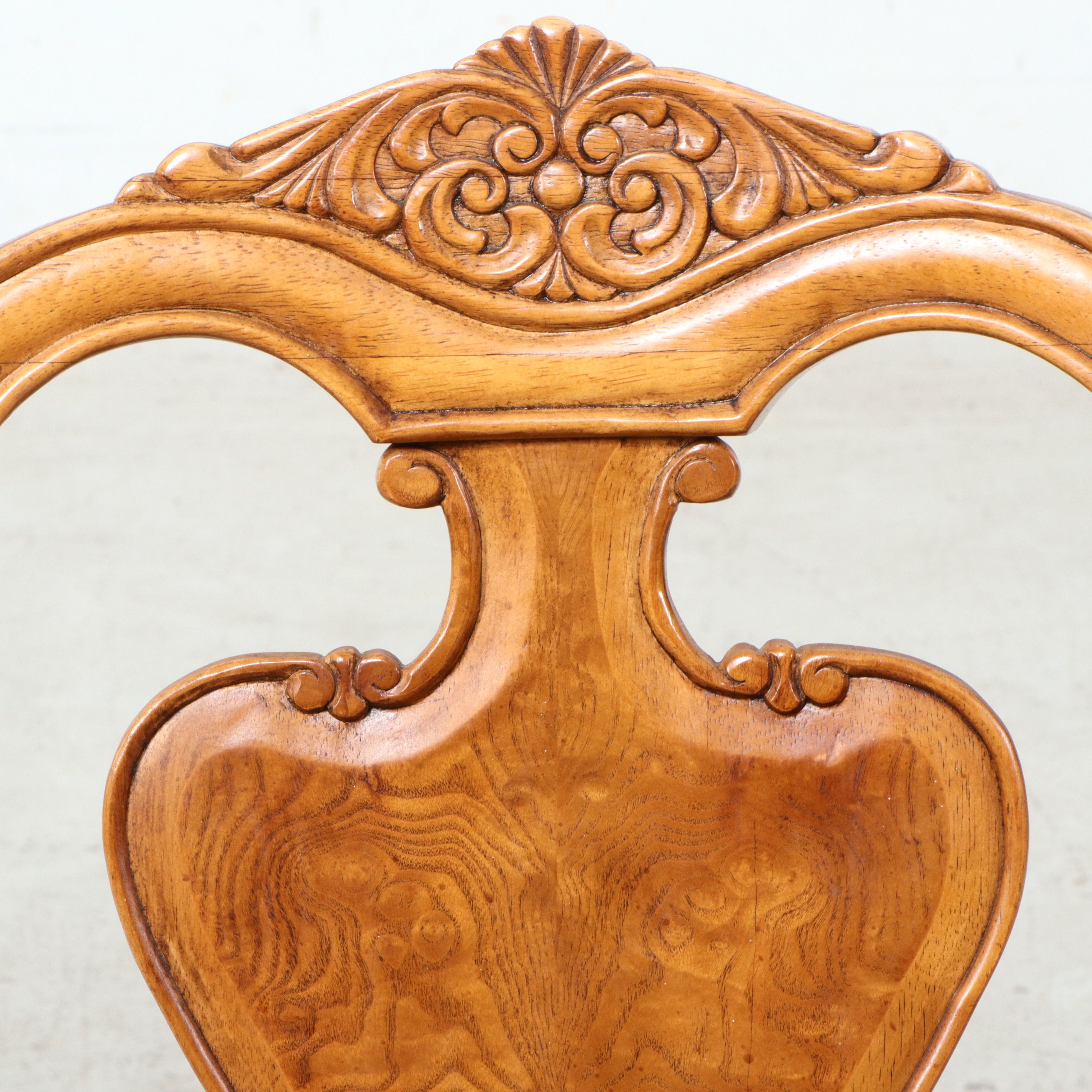 Neoclassical Style Inlaid Pedestal Dining Suite, Late 20th Century