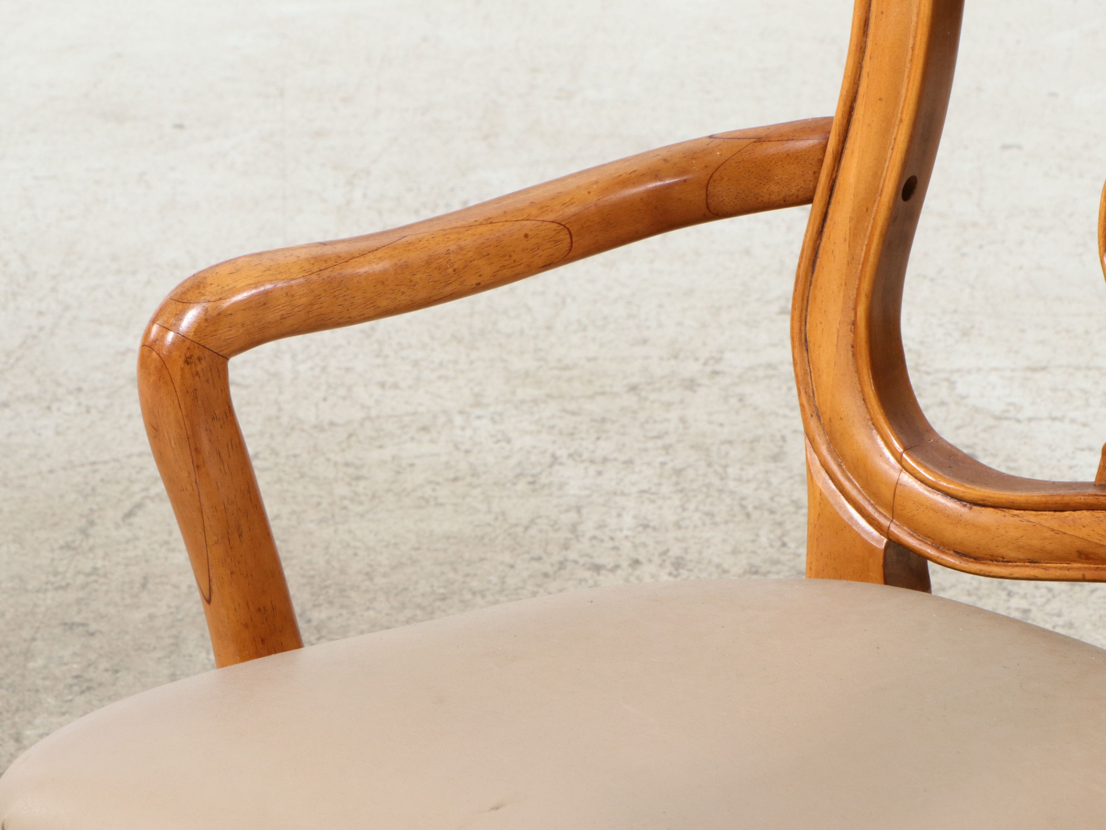 Neoclassical Style Inlaid Pedestal Dining Suite, Late 20th Century