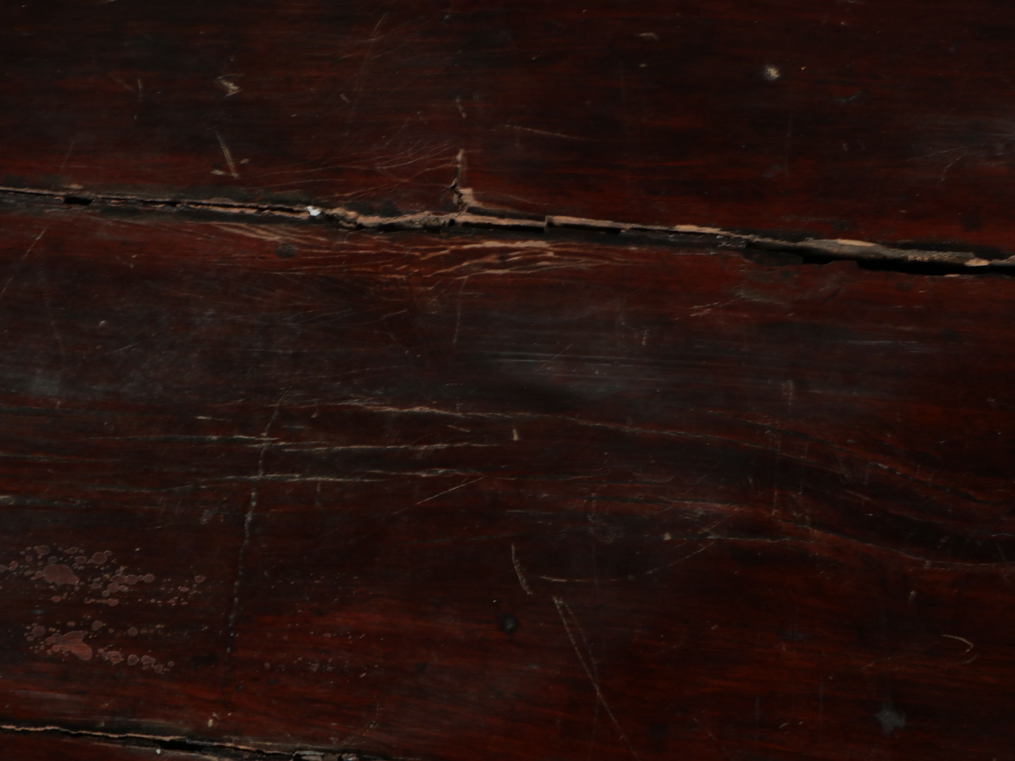 Chinese Elm Three-Drawer Altar Desk, Mid to Late 19th Century