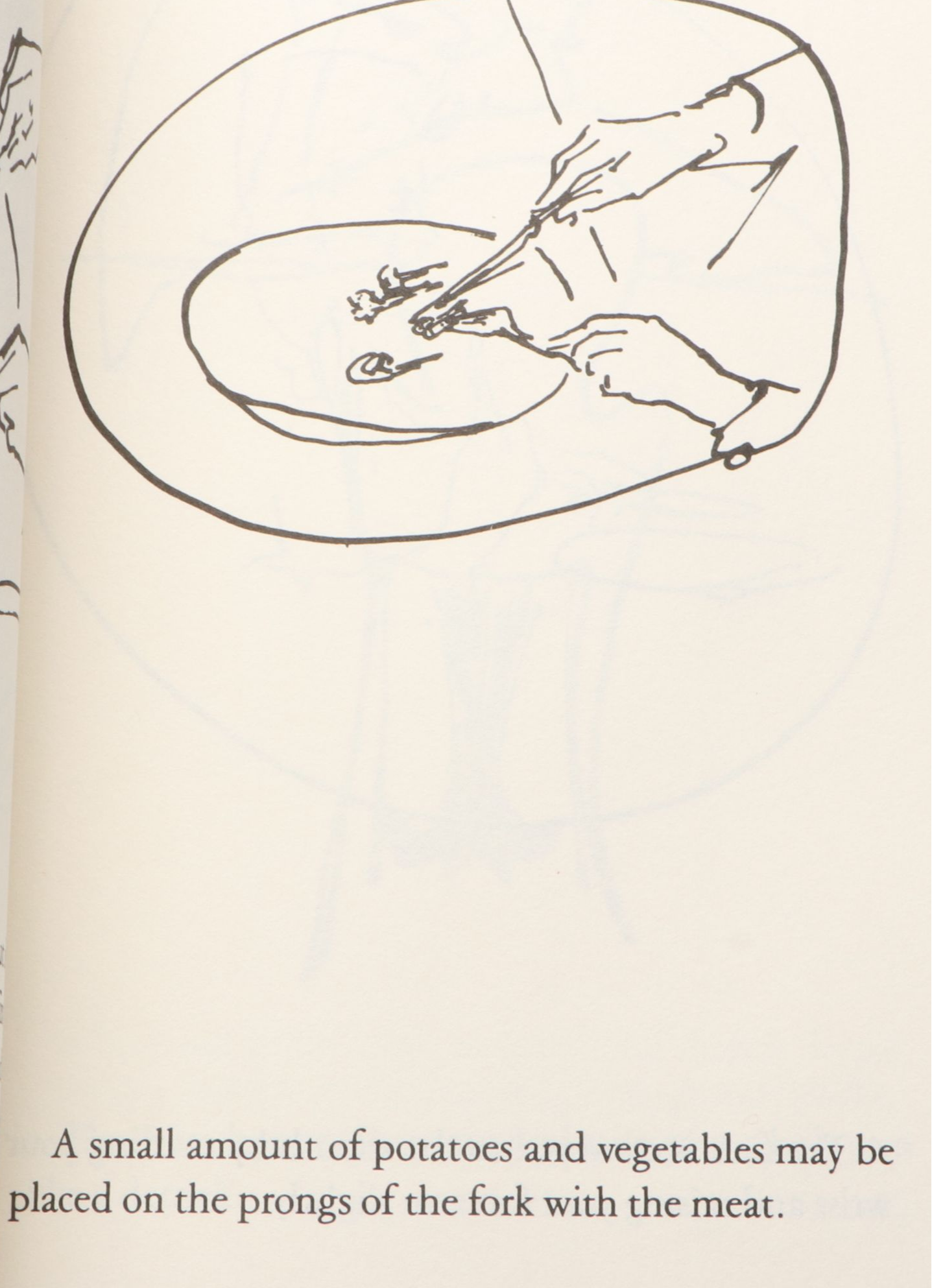 Illustrated "Tiffany's Table Manners for Teenagers" by Walter Hoving, 1989