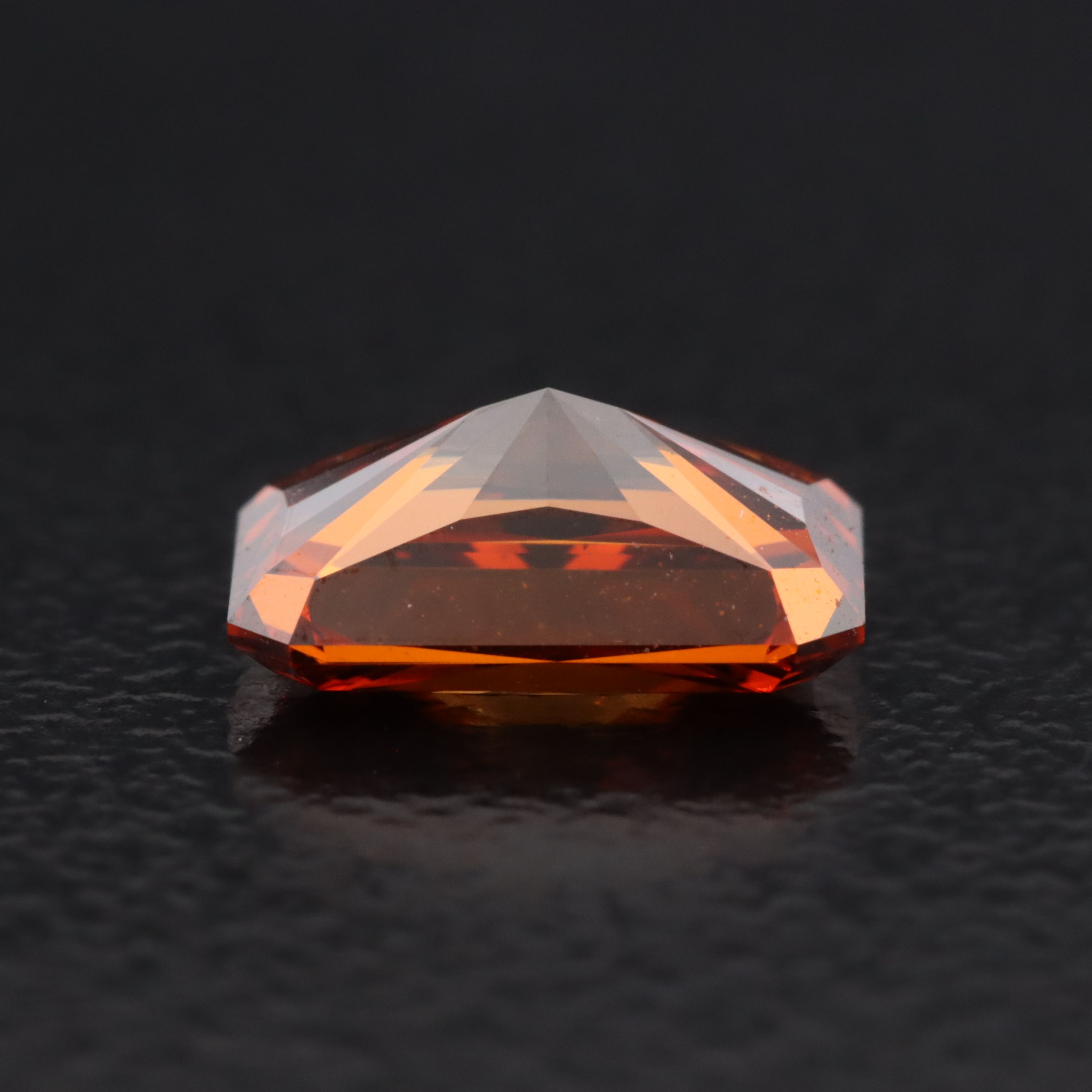 Loose 1.02 CT Lab Grown Fancy Vivid Orange Diamond with IGI Report