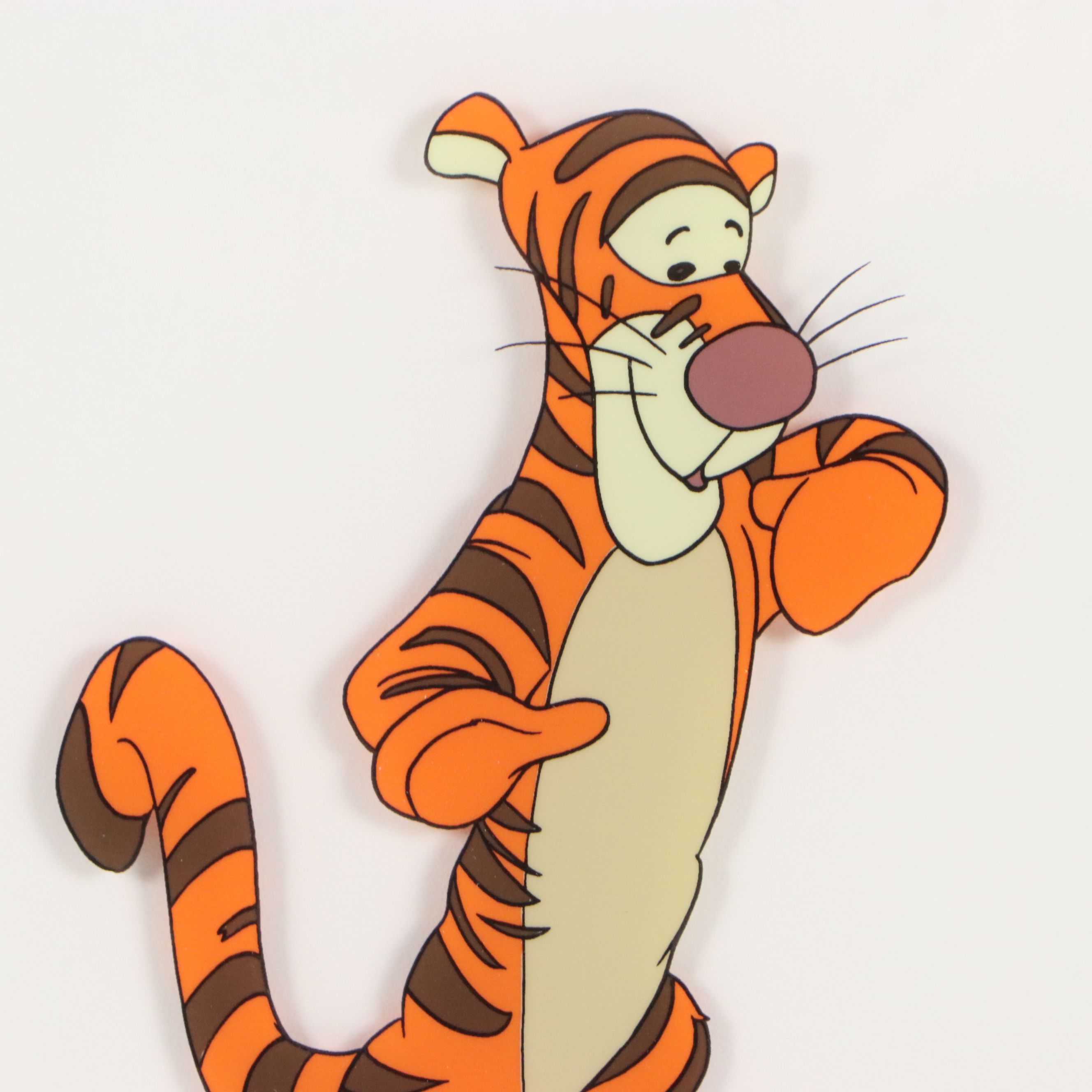 Walt Disney Serigraph Cel of Tigger Tackling Winnie the Pooh, 1990