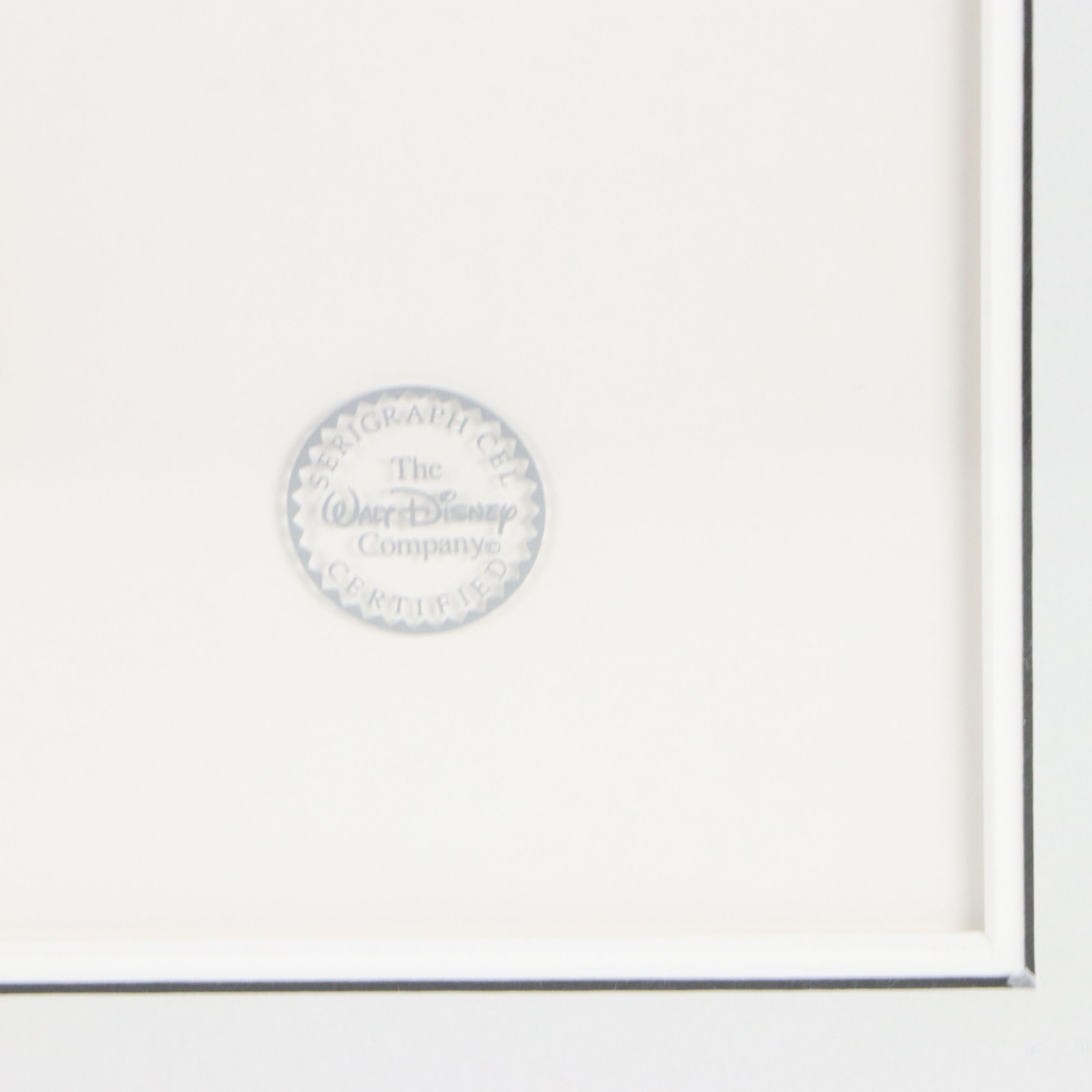 Walt Disney Serigraph Cel of Tigger Tackling Winnie the Pooh, 1990