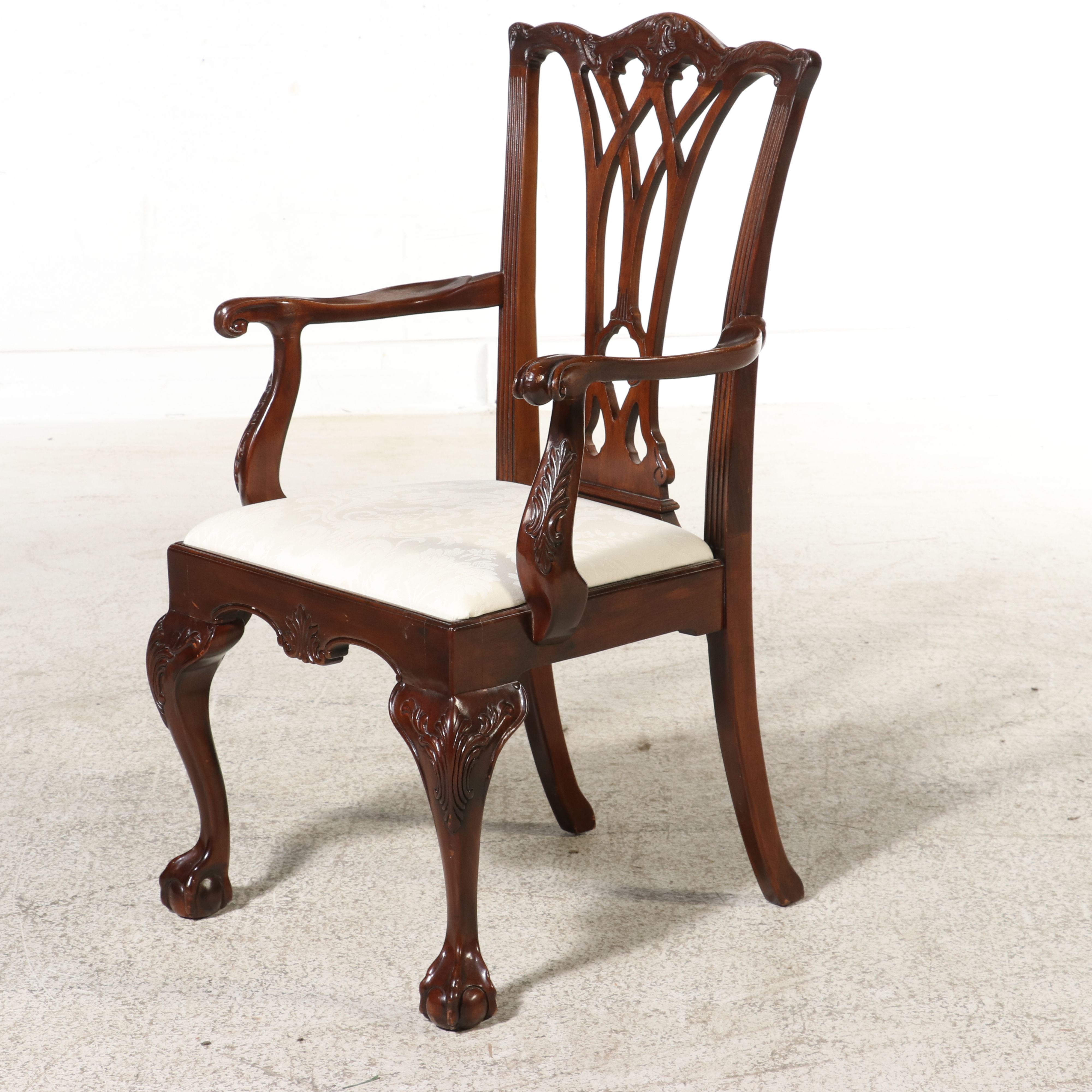 Drexel Heritage "Heirloom" Chippendale Style Dining Suite, Late 20th Century