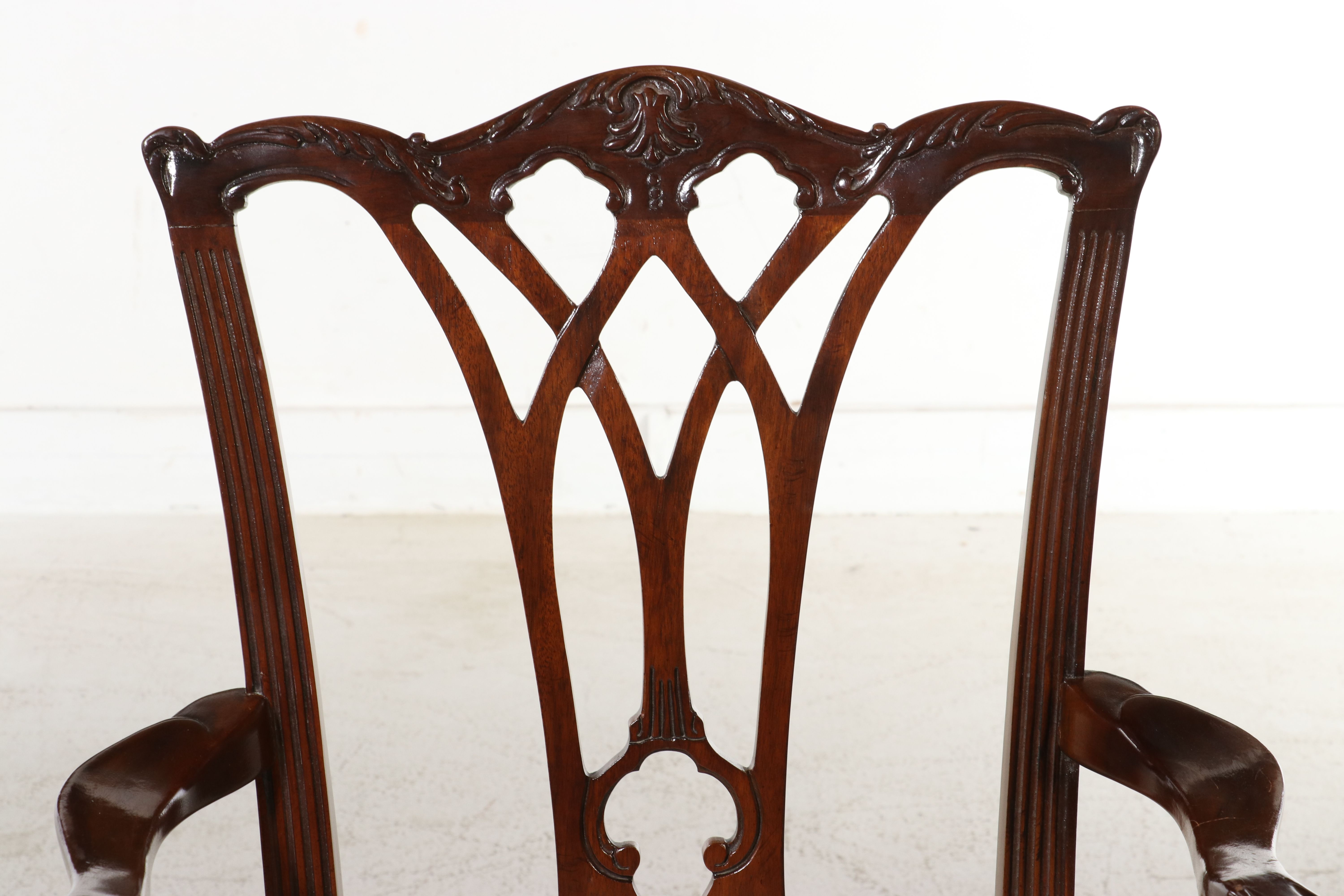 Drexel Heritage "Heirloom" Chippendale Style Dining Suite, Late 20th Century