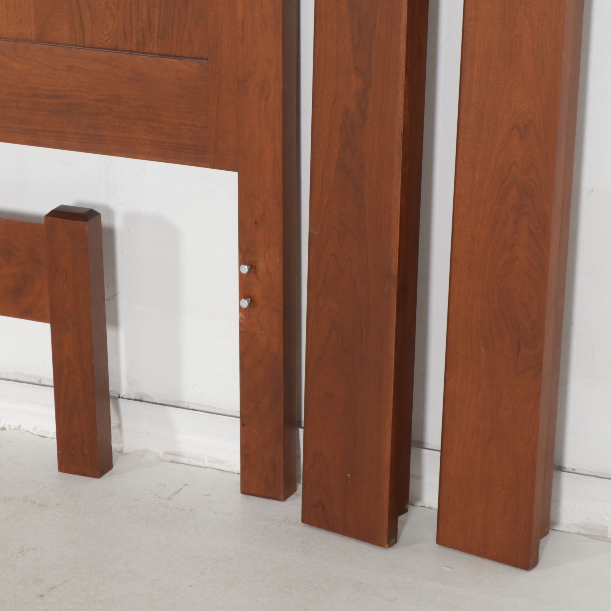 Craftsman Style Cherry King-Size Bed Frame